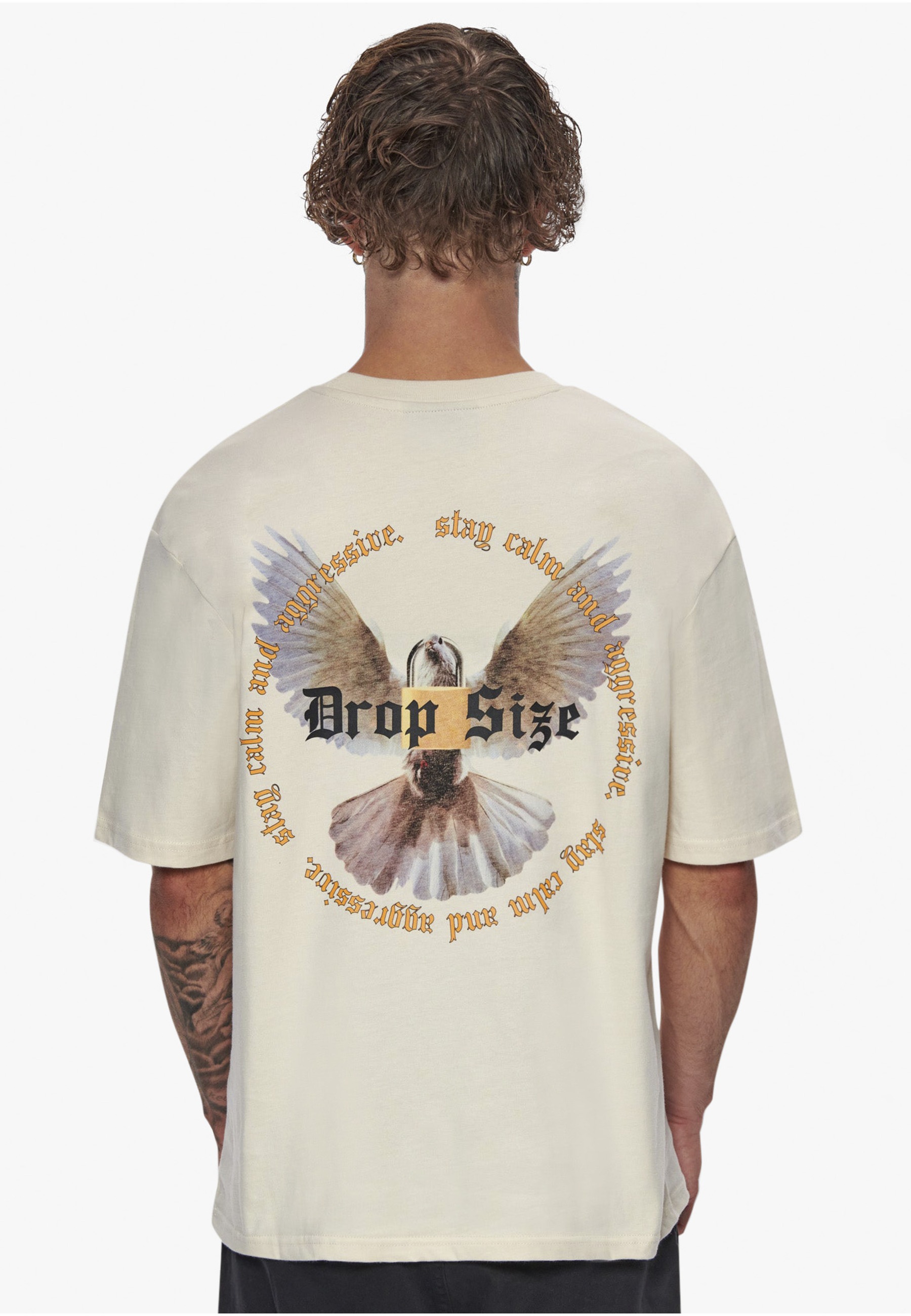 Dropsize T-Shirt »Dropsize Herren Heavy Oversize Dove 2.0 T-Shirt« 1 Stk.