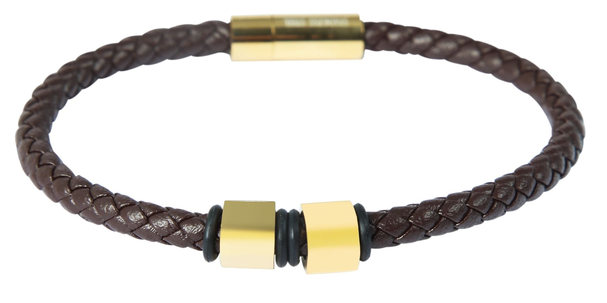 Adelia´s Armband »Armband – Lederarmband aus Leder 21,5 cm« Ideal als Geschenk zum Jubiläum
