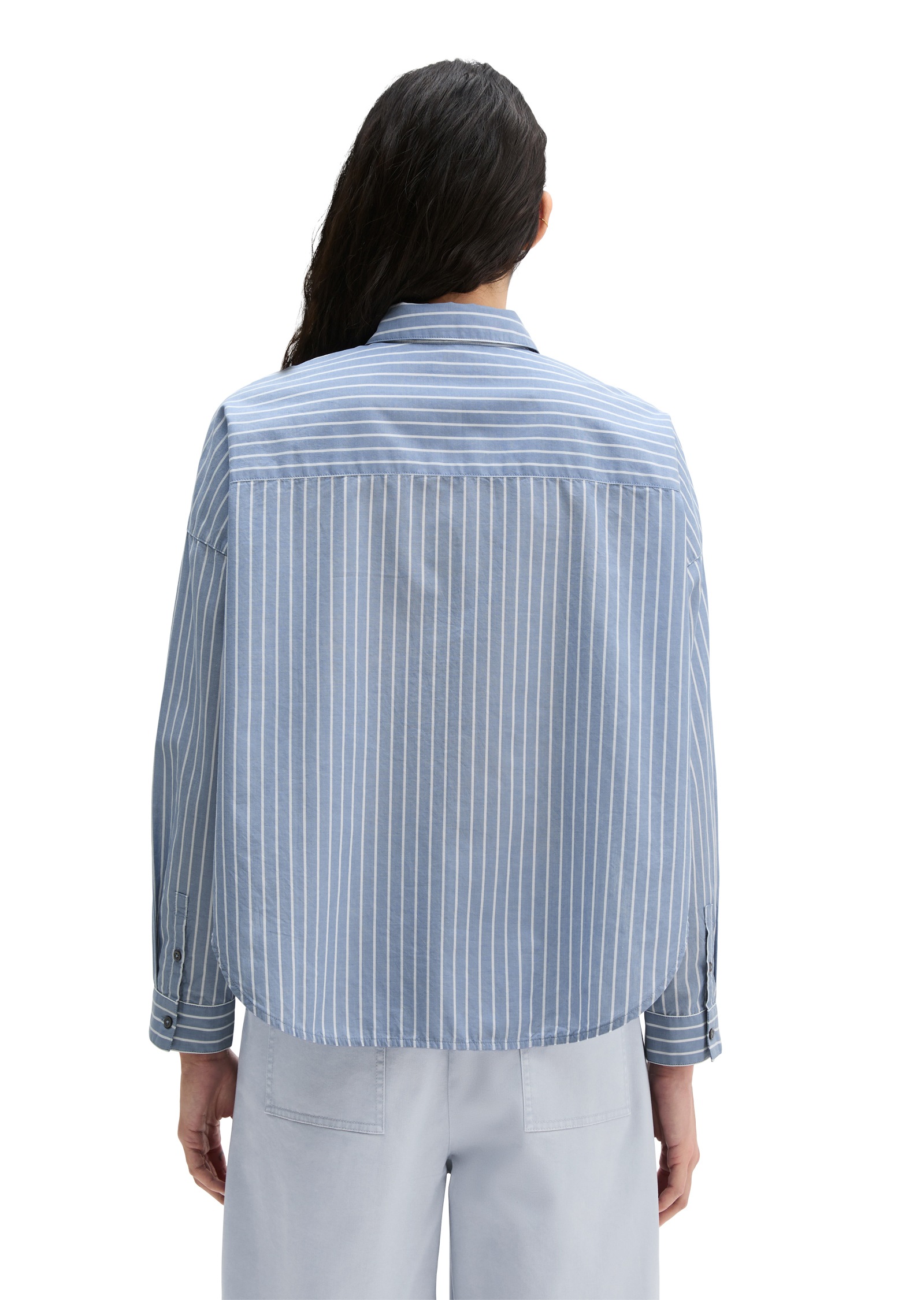 Marc O'Polo Langarmbluse »aus Baumwoll-Chambray«