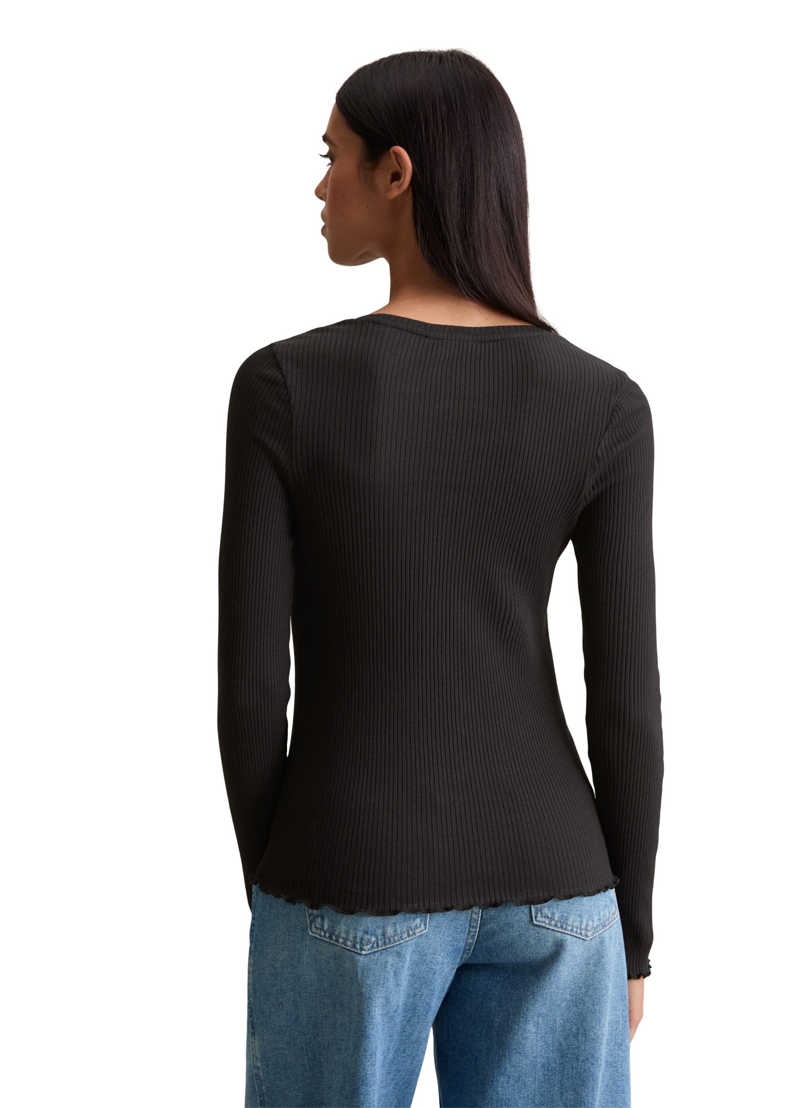 Marc O'Polo DENIM Langarmshirt »aus Organic-Cotton-Stretch«