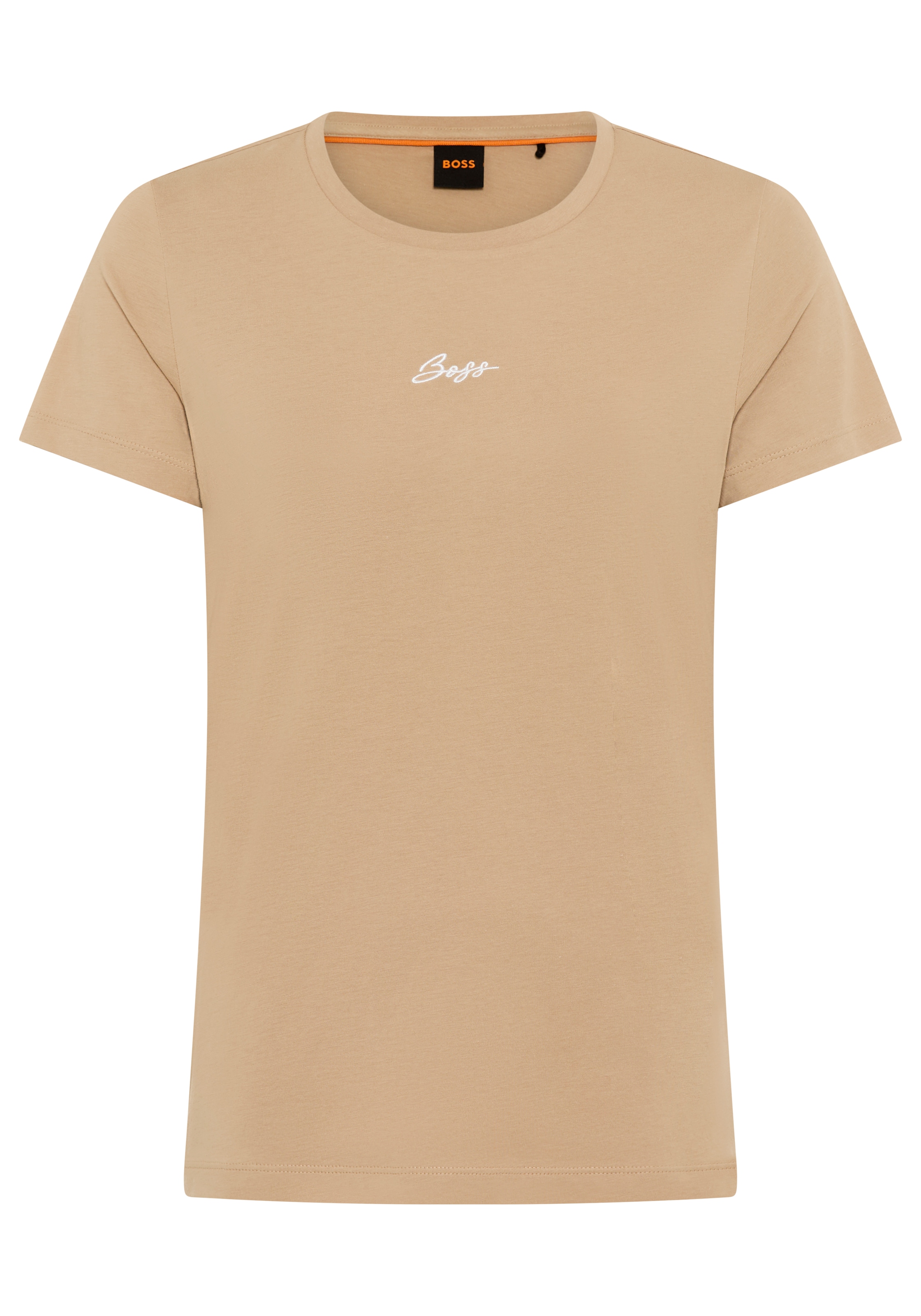 BOSS ORANGE T-Shirt "Elove Embro Premium Damenmode" mit Rundhals, Slim Fit günstig online kaufen
