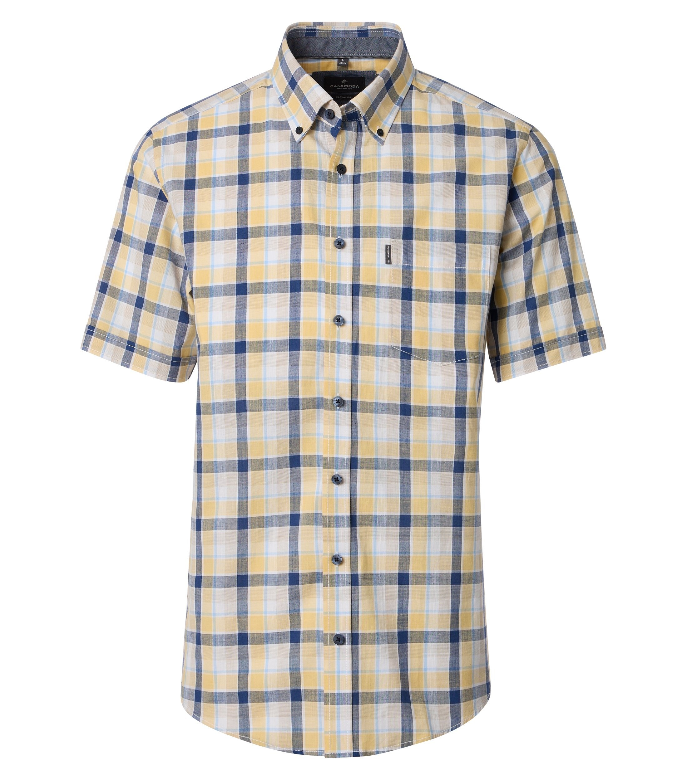 CASAMODA Langarmhemd "CASAMODA Freizeithemd kariert" günstig online kaufen