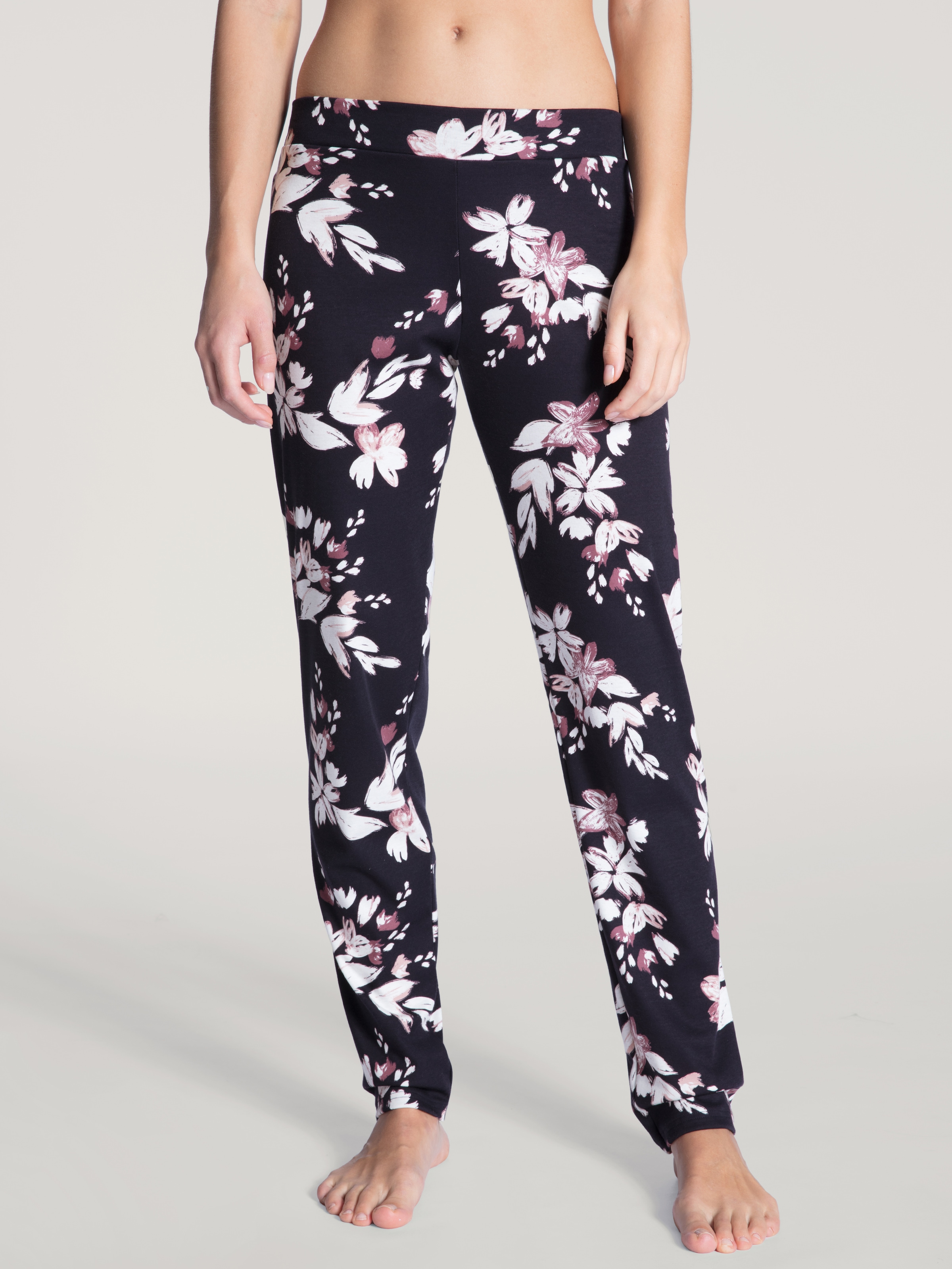 CALIDA Pyjamahose "Favourites Dreams", florales Muster, Baumwolle, elastisc günstig online kaufen