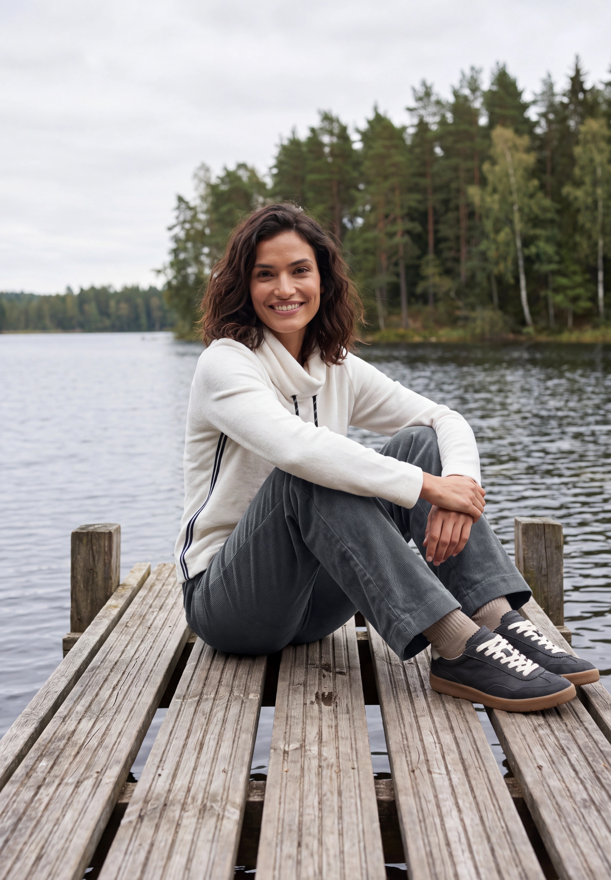 Cecil Cordhose »Style Neele«  im Loose Fit / Elastikbund