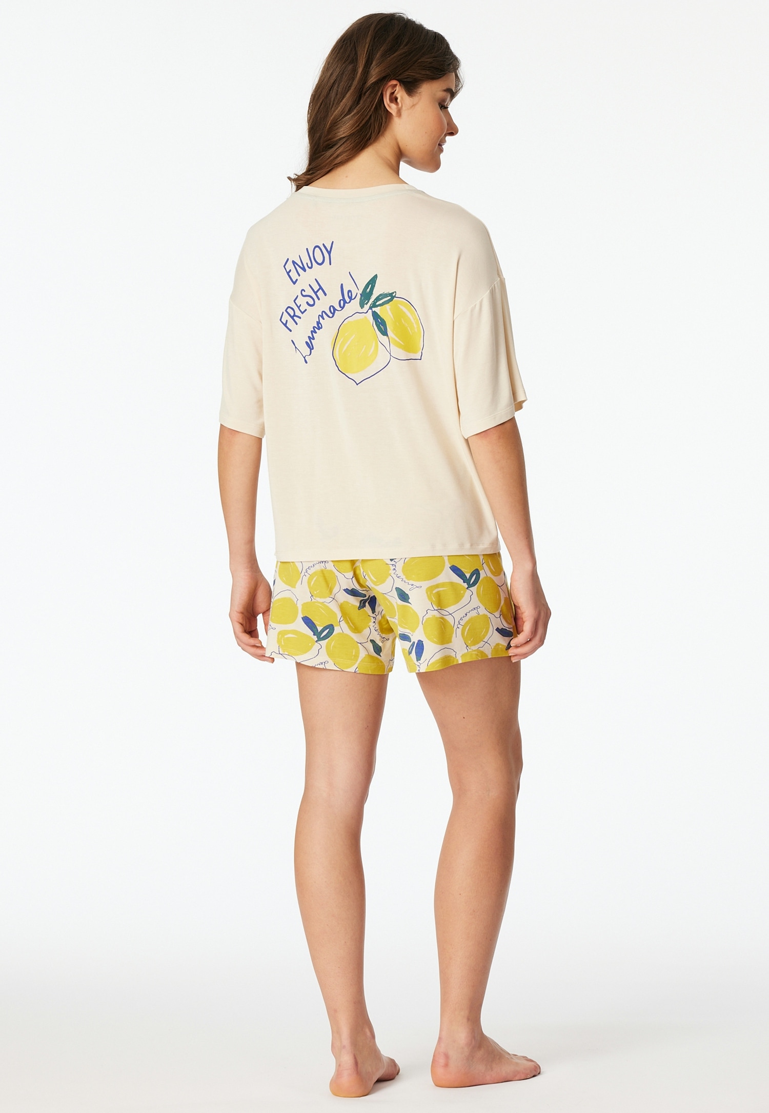 Schiesser Shorty »Casual Fashion« 2 tlg. mit Rundhalsausschnitt, in softer Single-Jersey Qualität