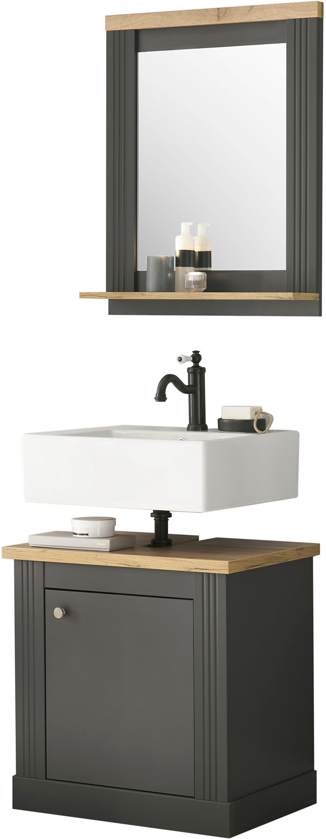 OTTO home Badmöbel-Set "WESTMINSTER, Bad im Landhausstil, 2-teiliges Badezi günstig online kaufen