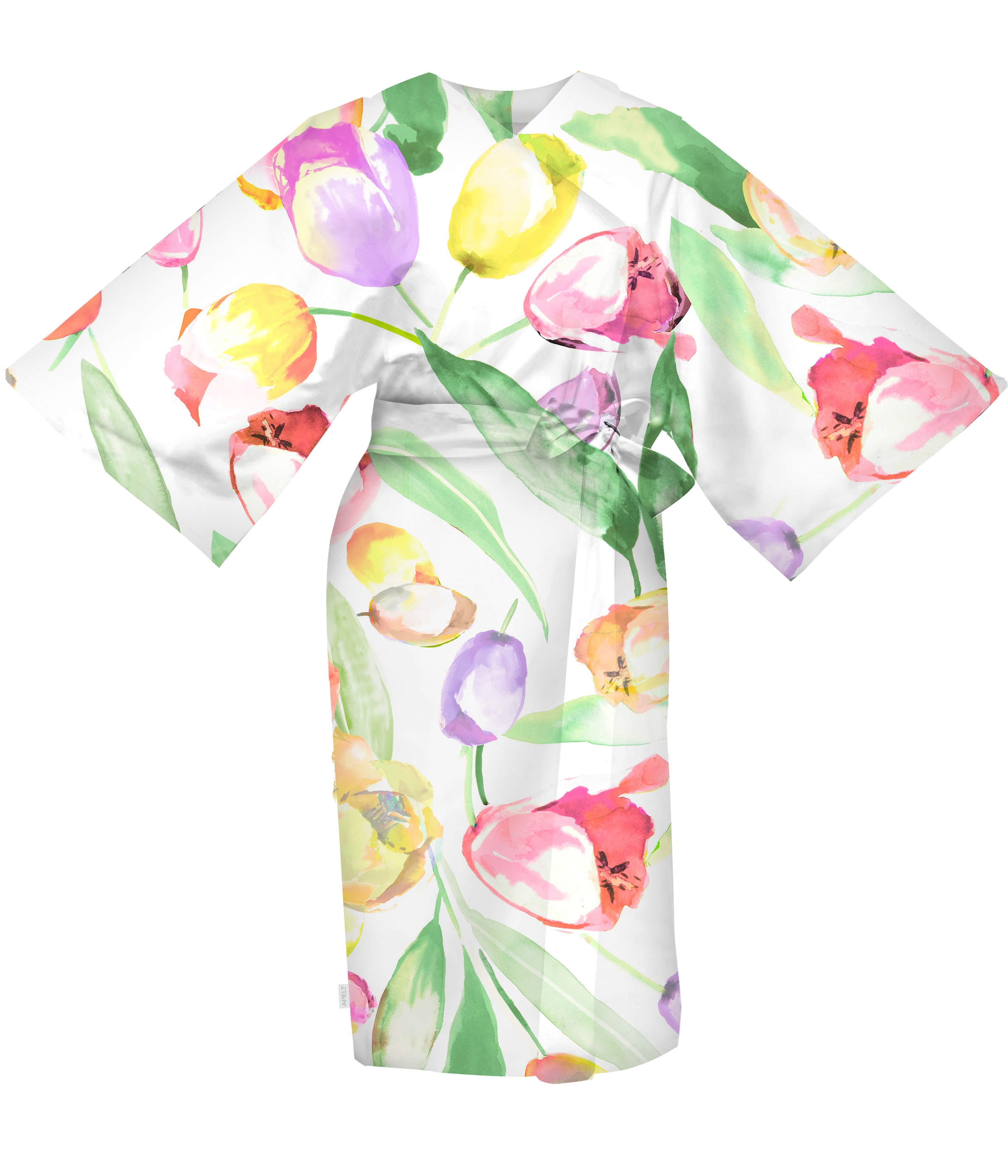 APELT Kimono "Tulip 120x110" Kimono mit Bindeband Größe120x105, Baumwoll-Sa günstig online kaufen