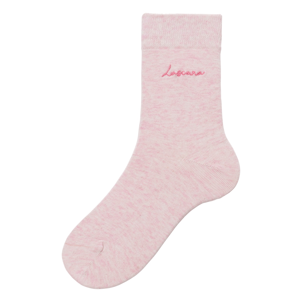 LASCANA Basicsocken, (Set, 7 Paar)