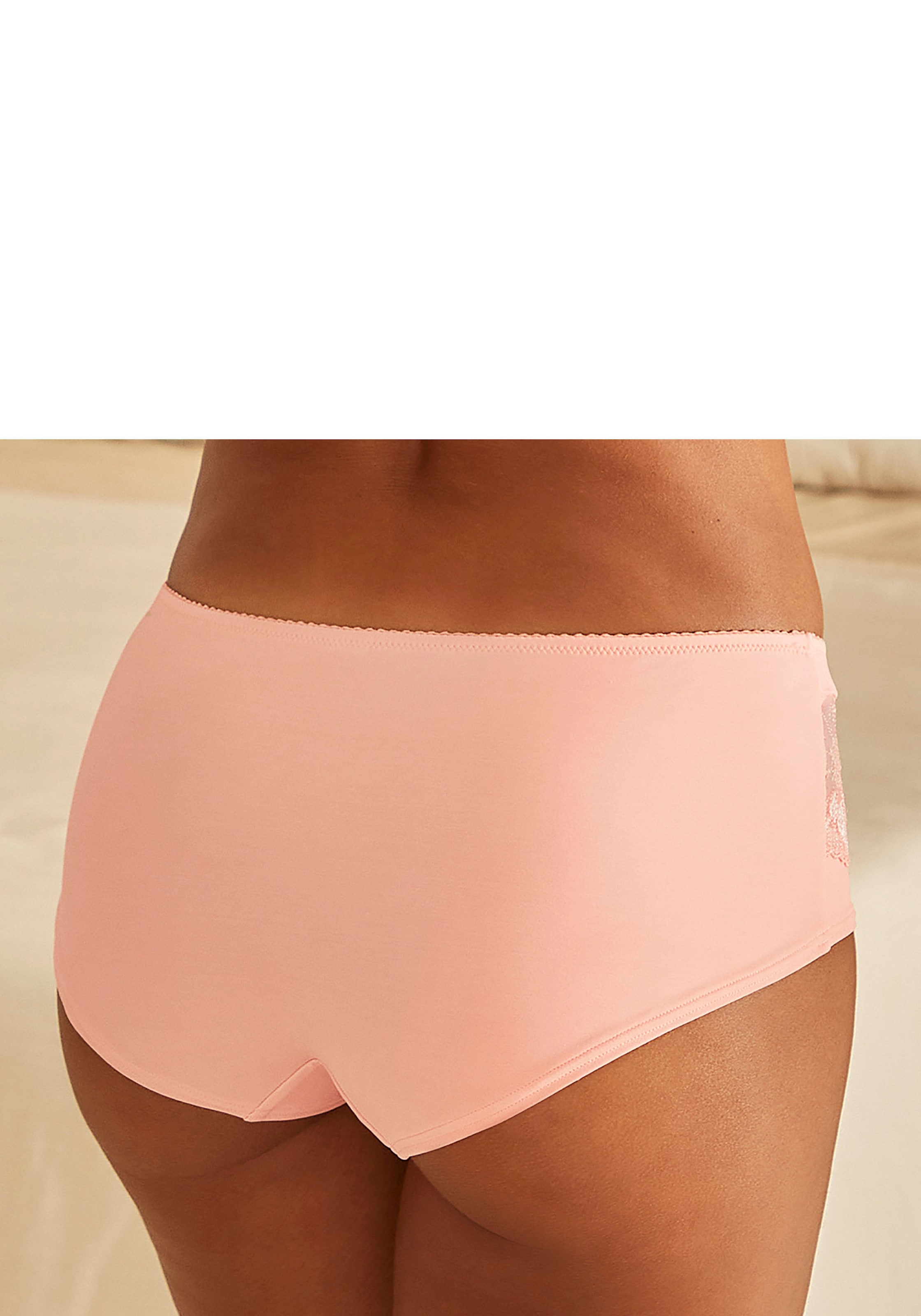 Nuance mit | aus Spitze Bund breitem BAUR Panty,