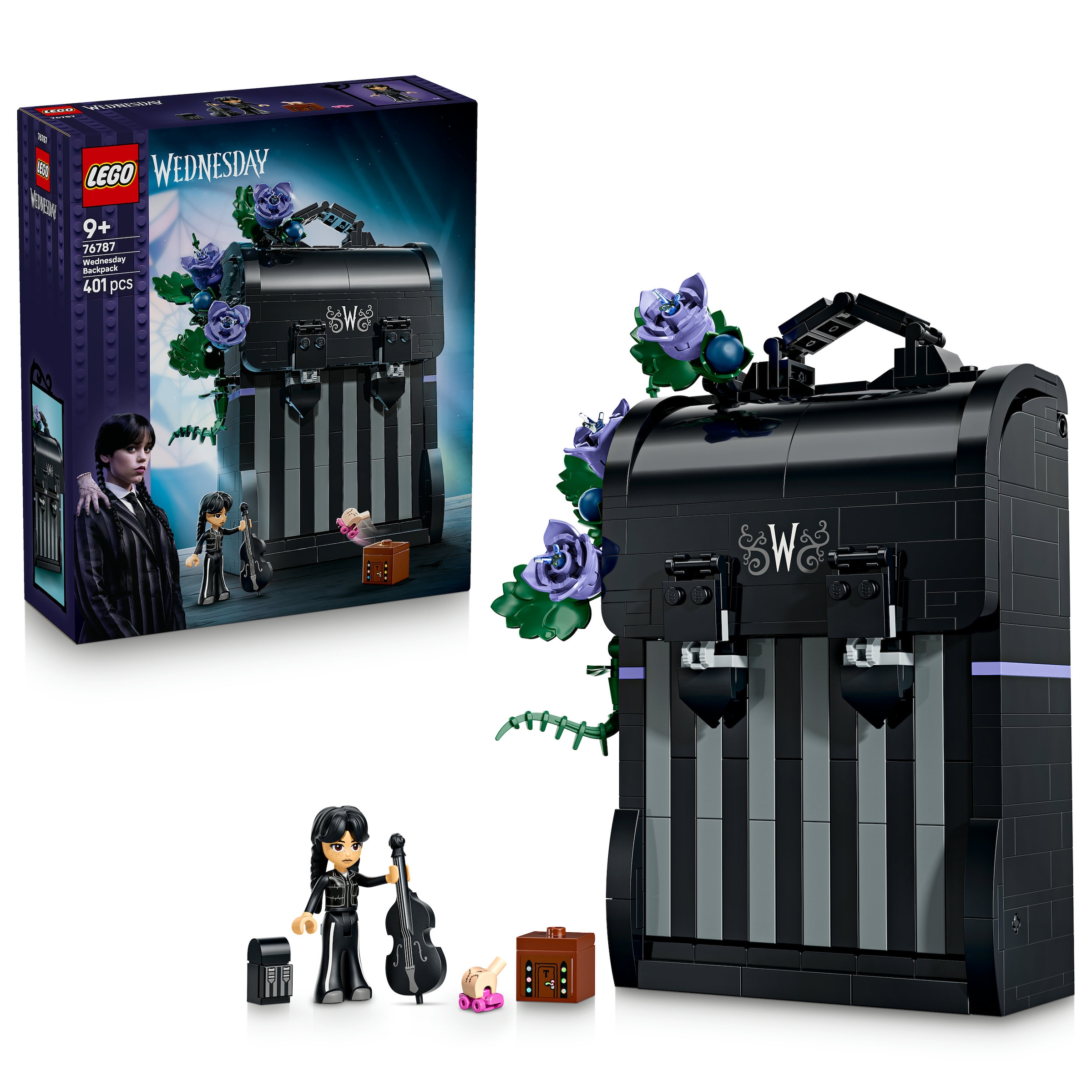 LEGO® Konstruktionsspielsteine »Wednesdays Rucksack (76787), LEGO Wednesday« Made in Europe
