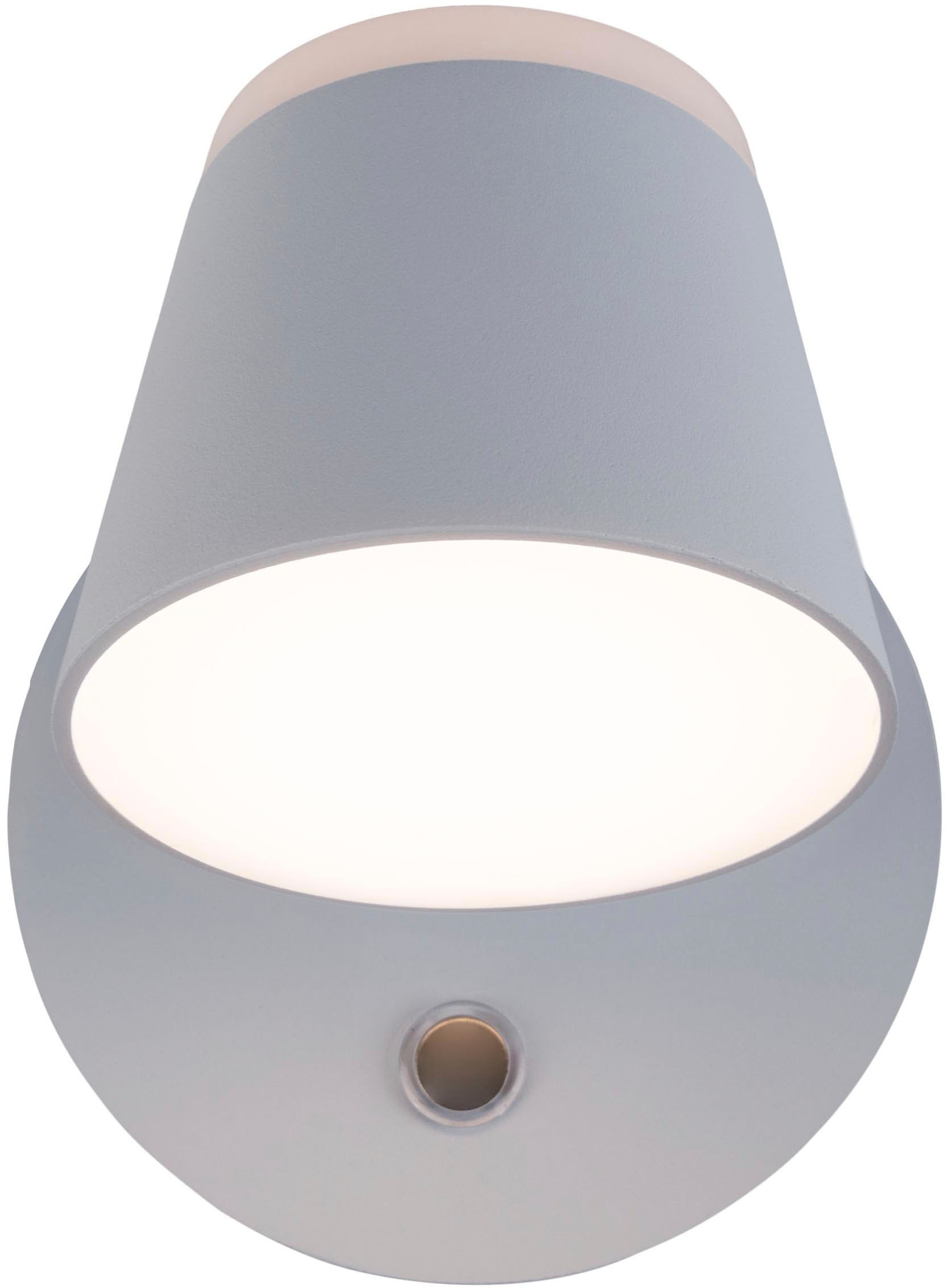 näve LED Wandleuchte »Tondo«, 1 flammig, Leuchtmittel LED-Modul | LED fest integriert, magnetisch, Akku Aufladung per USB-C Kabel, dimmbar per touch, Memory