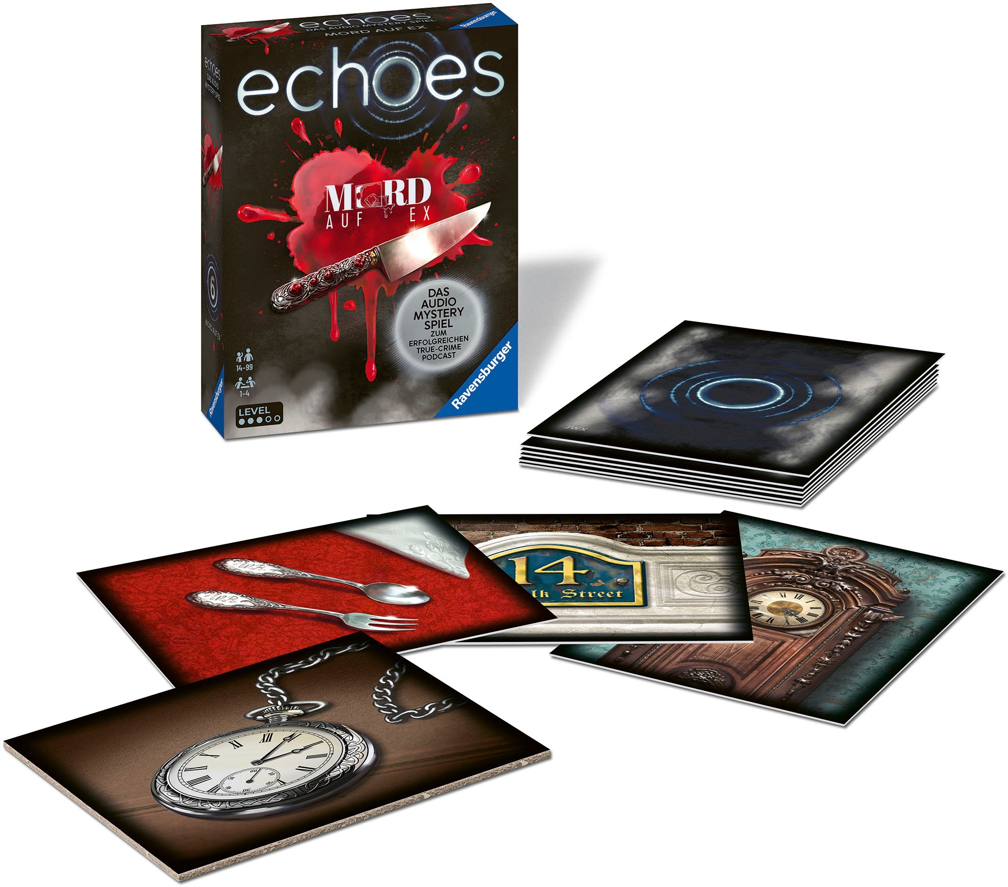 Ravensburger Spiel »echoes - Mord auf Ex«, Made in Europe