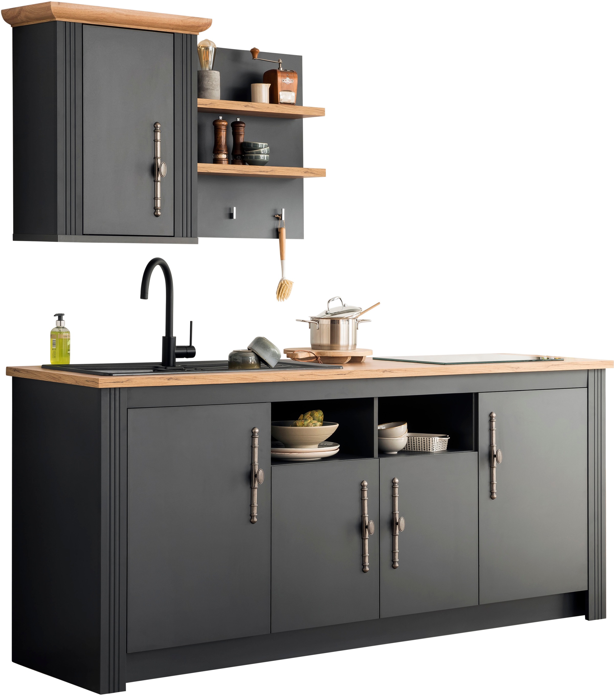 OTTO home Küche "KS-Westminster" Breite 204 cm, ohne E-Geräte günstig online kaufen