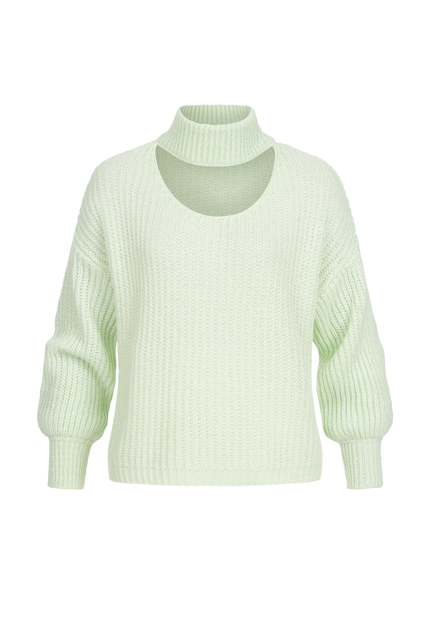 CLOUD 5IVE Rundhalspullover "CLOUD 5IVE Pullover mit Stehrollkragen und V-Ausschnitt" 1