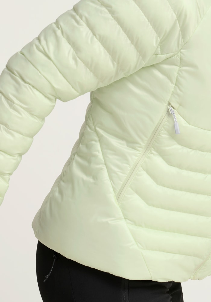Jack Wolfskin Outdoorjacke »ROUTEBURN PRO 2 INS JKT W« mit Kapuze warm, leicht, schnell trocknend und winddicht.