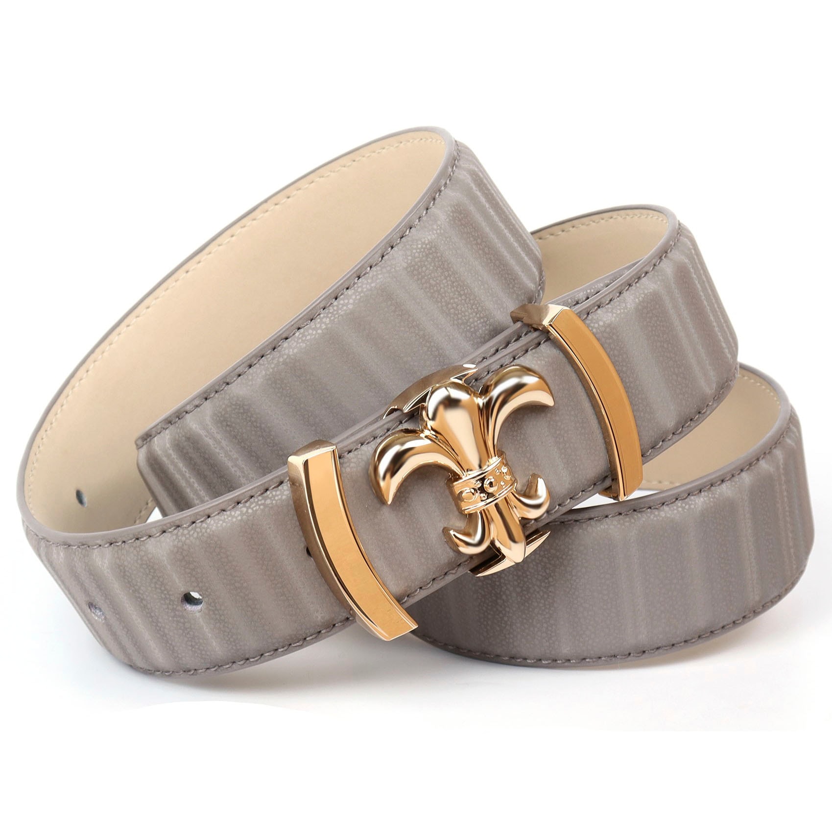 Anthoni Crown Ledergürtel, mit filigraner BAUR Koppel-Schließe online bestellen | goldfarbener