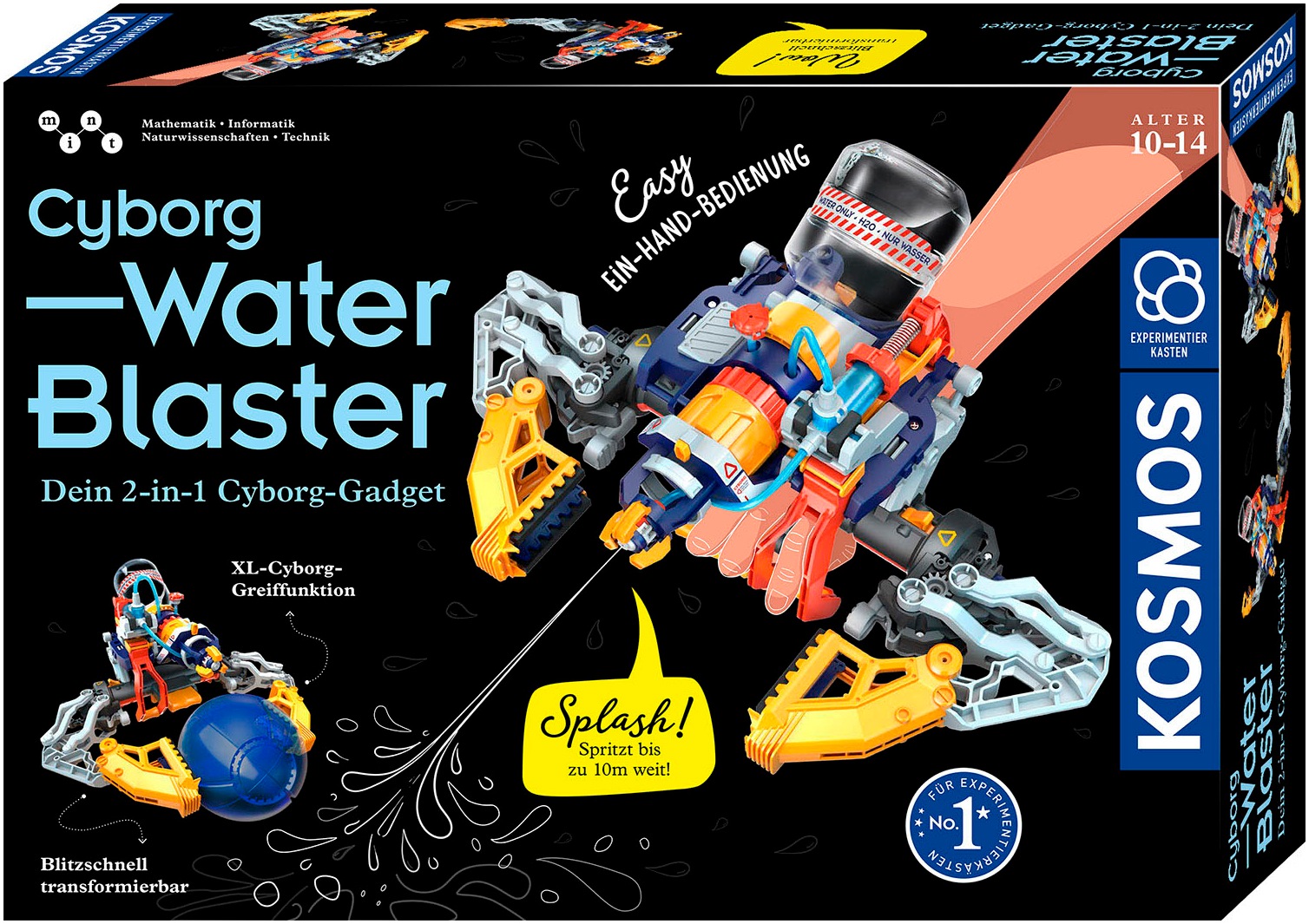 KOSMOS Kinder Modellbausatz "Cyborg Water-Blaster", bunt, Modellbausätze