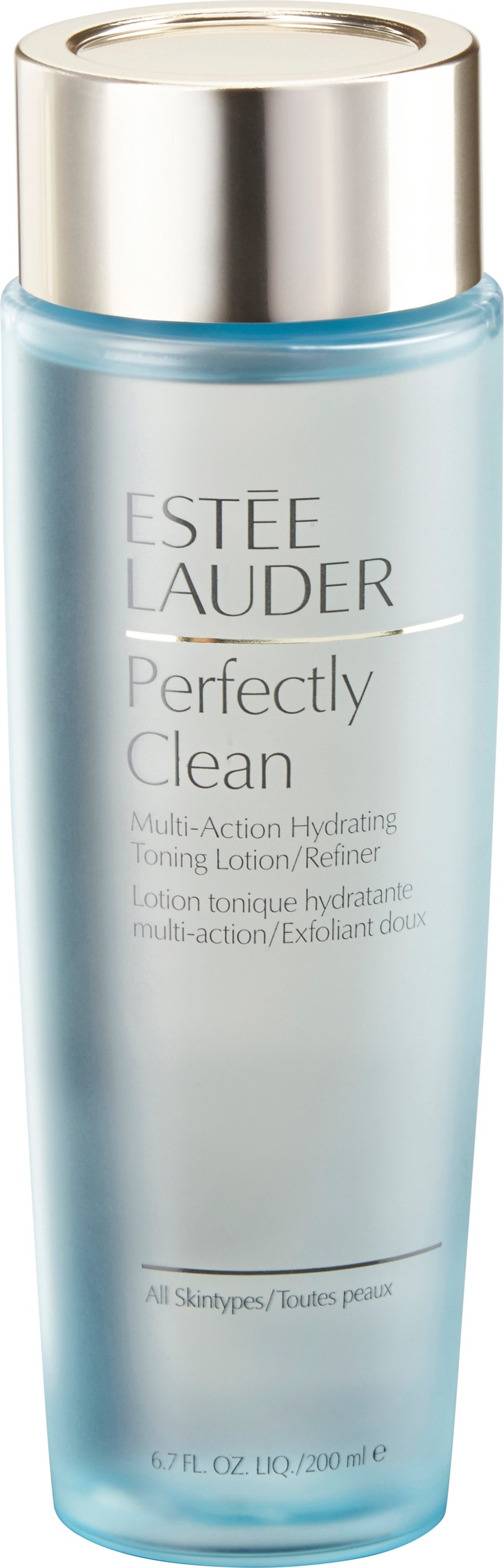 ESTÉE LAUDER 2-in-1 Gesichtswasser und Peeling "Perfectly Clean Multi-Action", 200ml, blau, Hautreinigungsmittel, Porentiefe Reinigung,