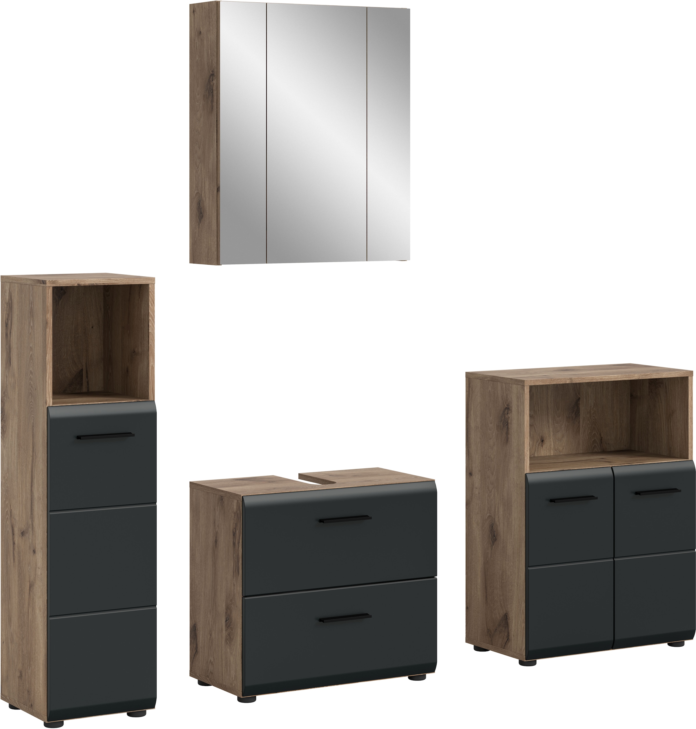 INOSIGN Badmöbel-Set "FLORENZ, TOPSELLER, 4-teilige Badkombination, hochwer günstig online kaufen