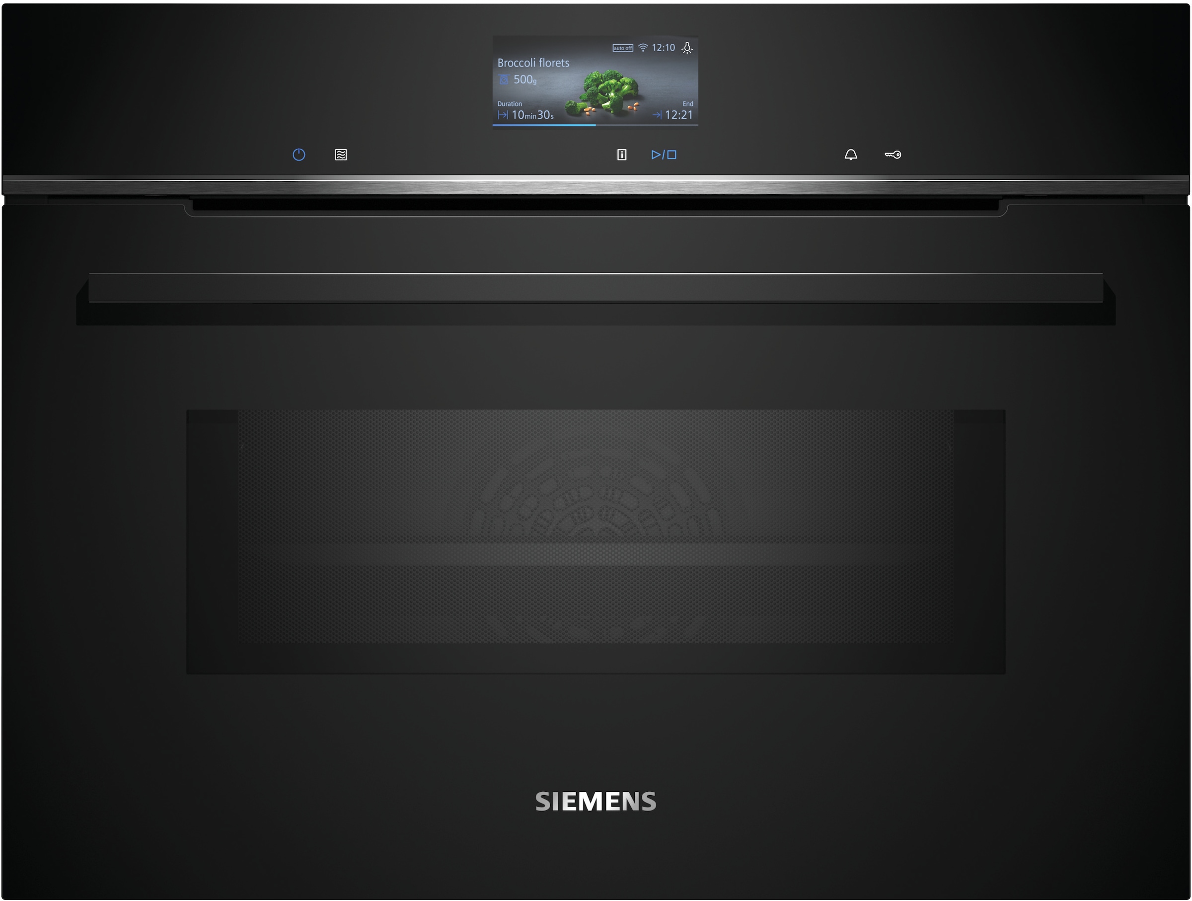 SIEMENS Backofen mit Mikrowelle iQ700 "CM776GKB1" mit 1-fach-Teleskopauszug günstig online kaufen