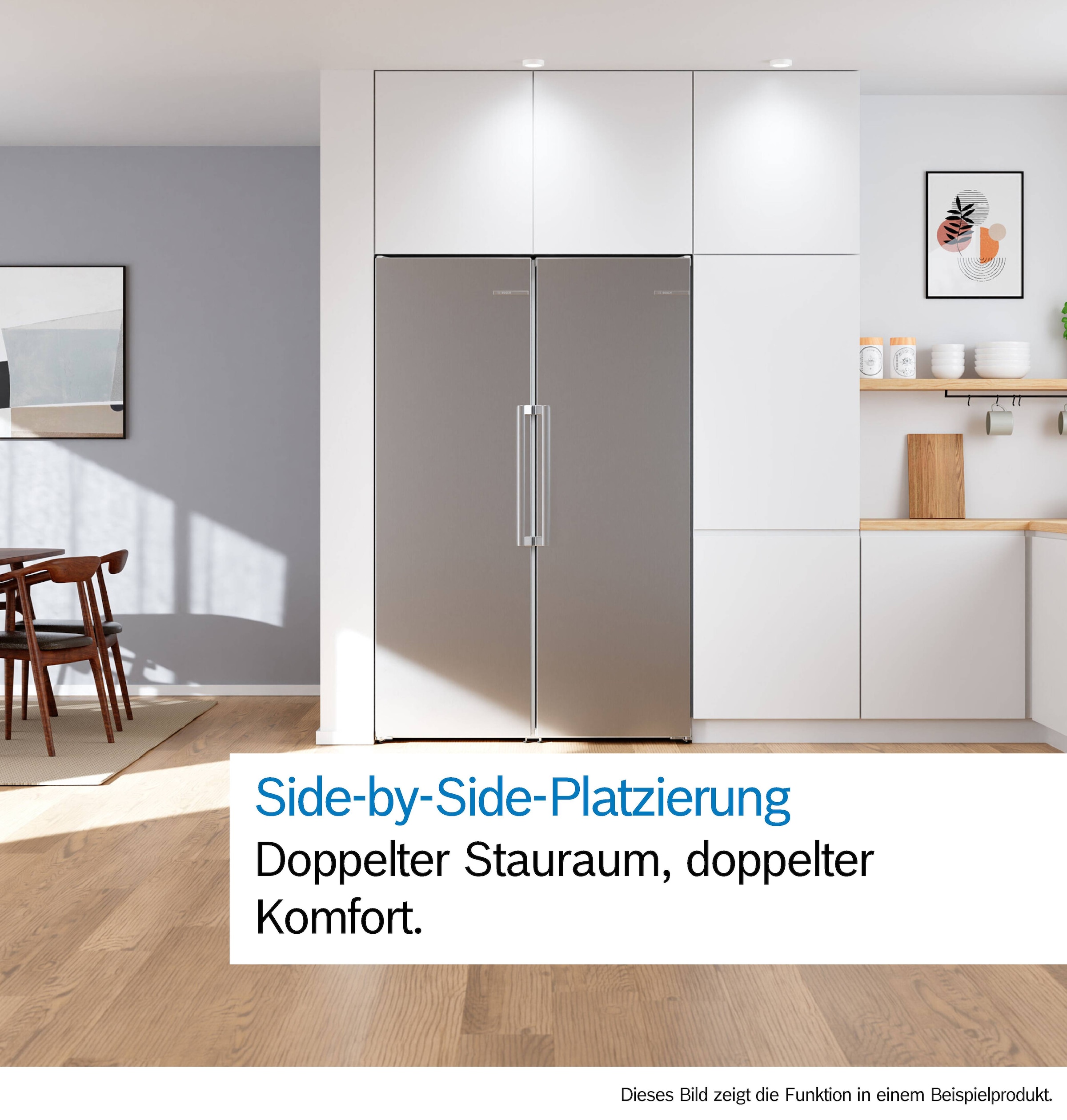 BOSCH Gefrierschrank Serie 4 »GSN36VCCG« 186,2 cm hoch 59,5 cm breit Nie wieder abtauen mit leisem No Frost Gefrierschrank.