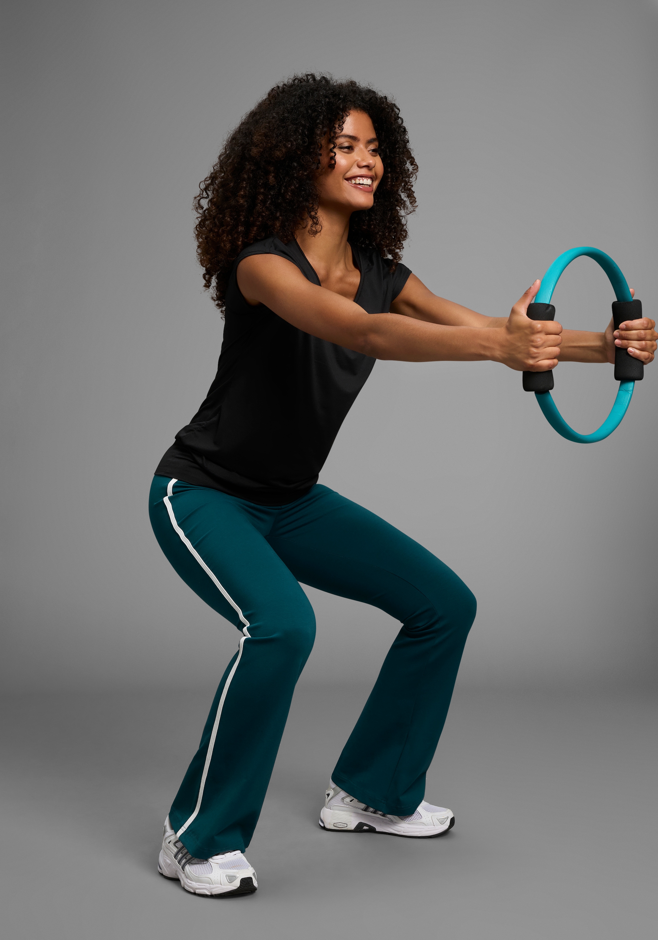 FAYN SPORTS Leggings, Logo als Reflektorprint