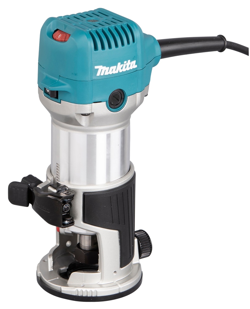Makita Fräse »Multifunktionsfräse »RT0702CX2J« im Makita Makpac Koffer Gr.4«, (vielseitig einsetzbare Multifunktionsfräse), 710 W, 6/8 mm, Leerlaufdrehzahl; 10000 - 34000 min⁻¹