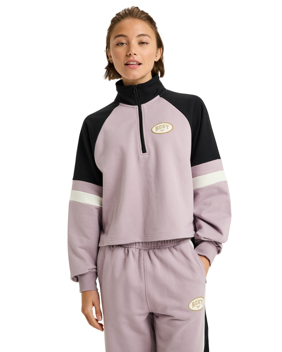 Roxy Sweatshirt "Essential Energy Boxy Half Zip" günstig online kaufen