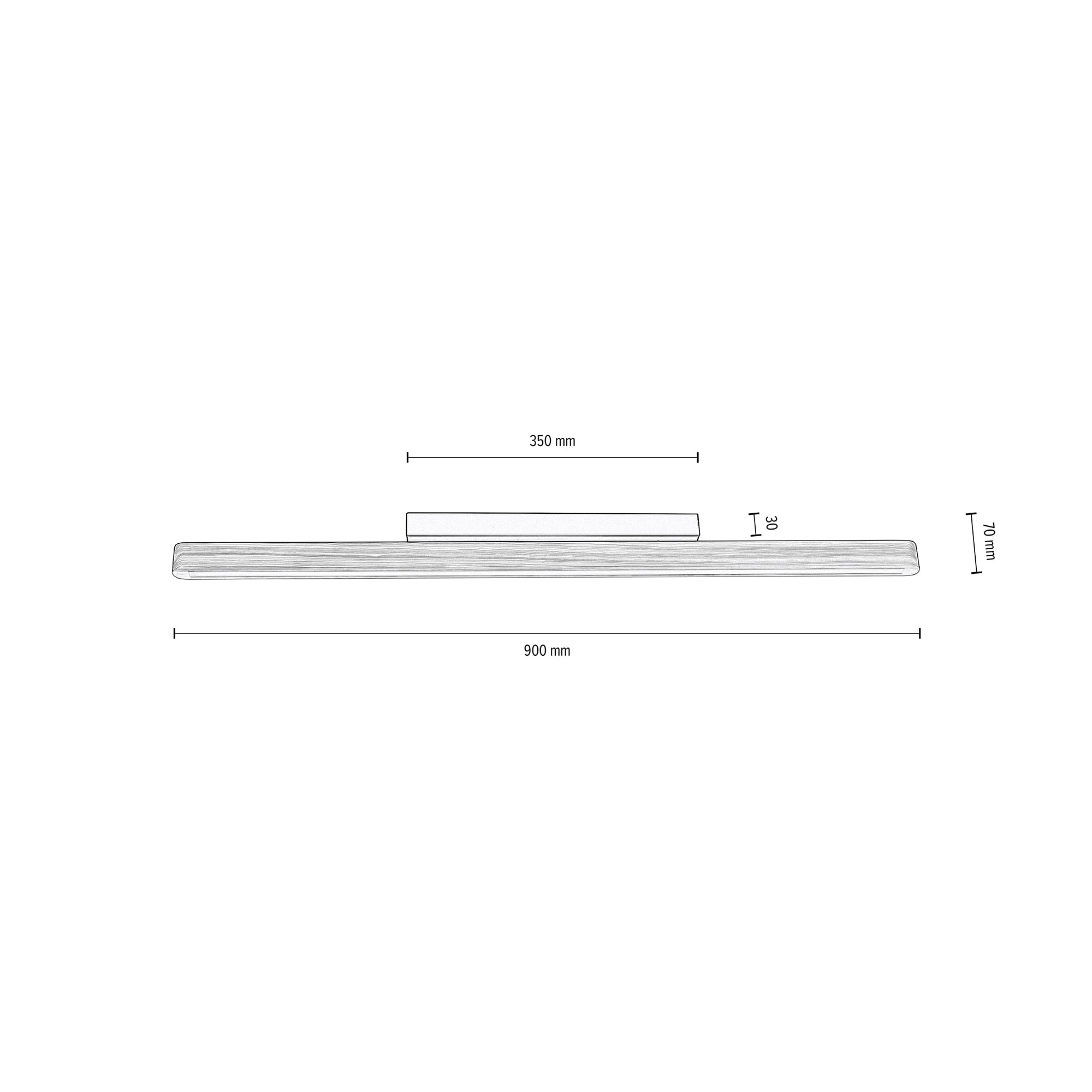 aus LED-Modul BRITOP Massivholz, 1 Deckenleuchte LIGHTING FSC®-Zertifikat, mit integriert BAUR flammig-flammig, Naturprodukt »FORESTIER«, |