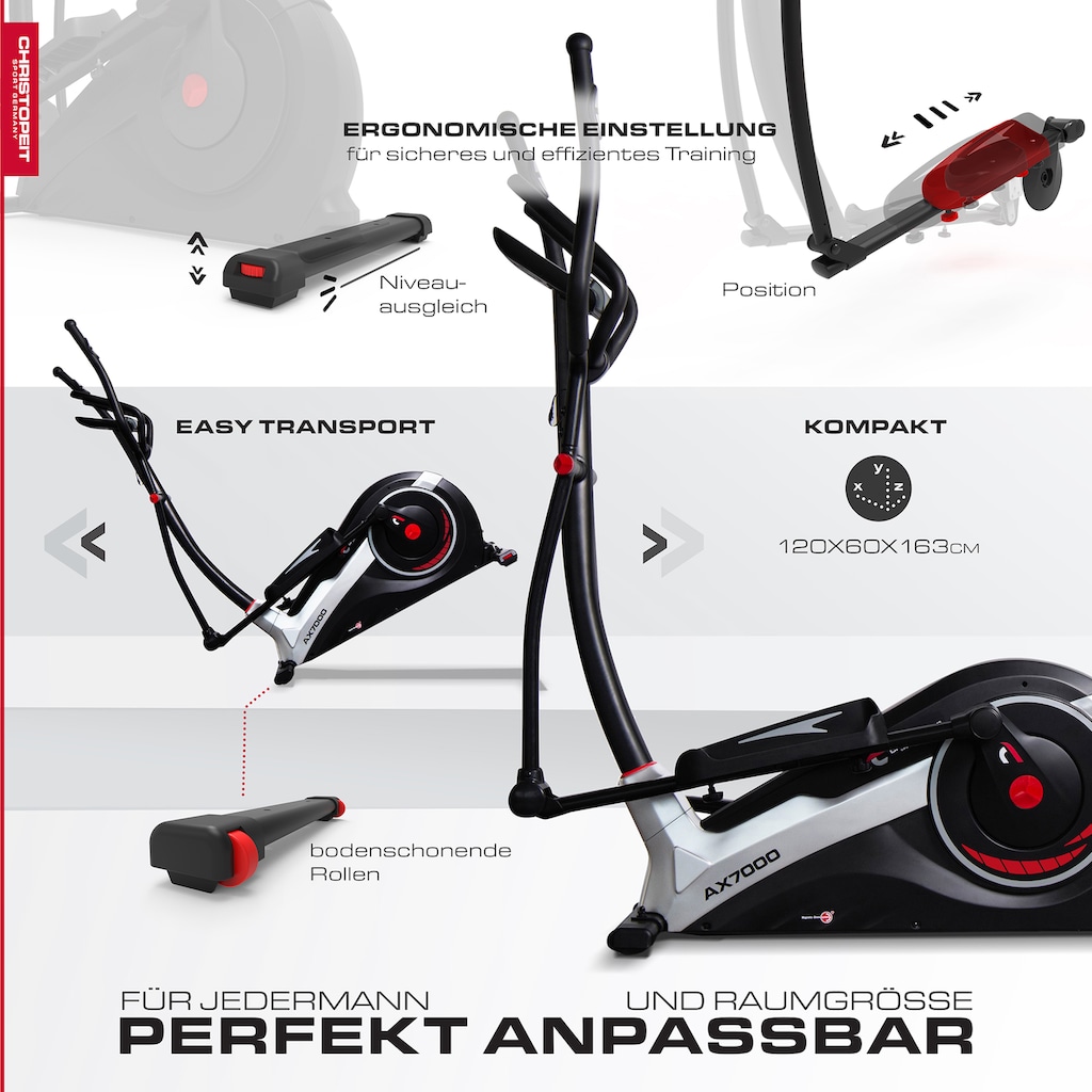 Christopeit Sport® Crosstrainer-Ergometer »AX 7000«