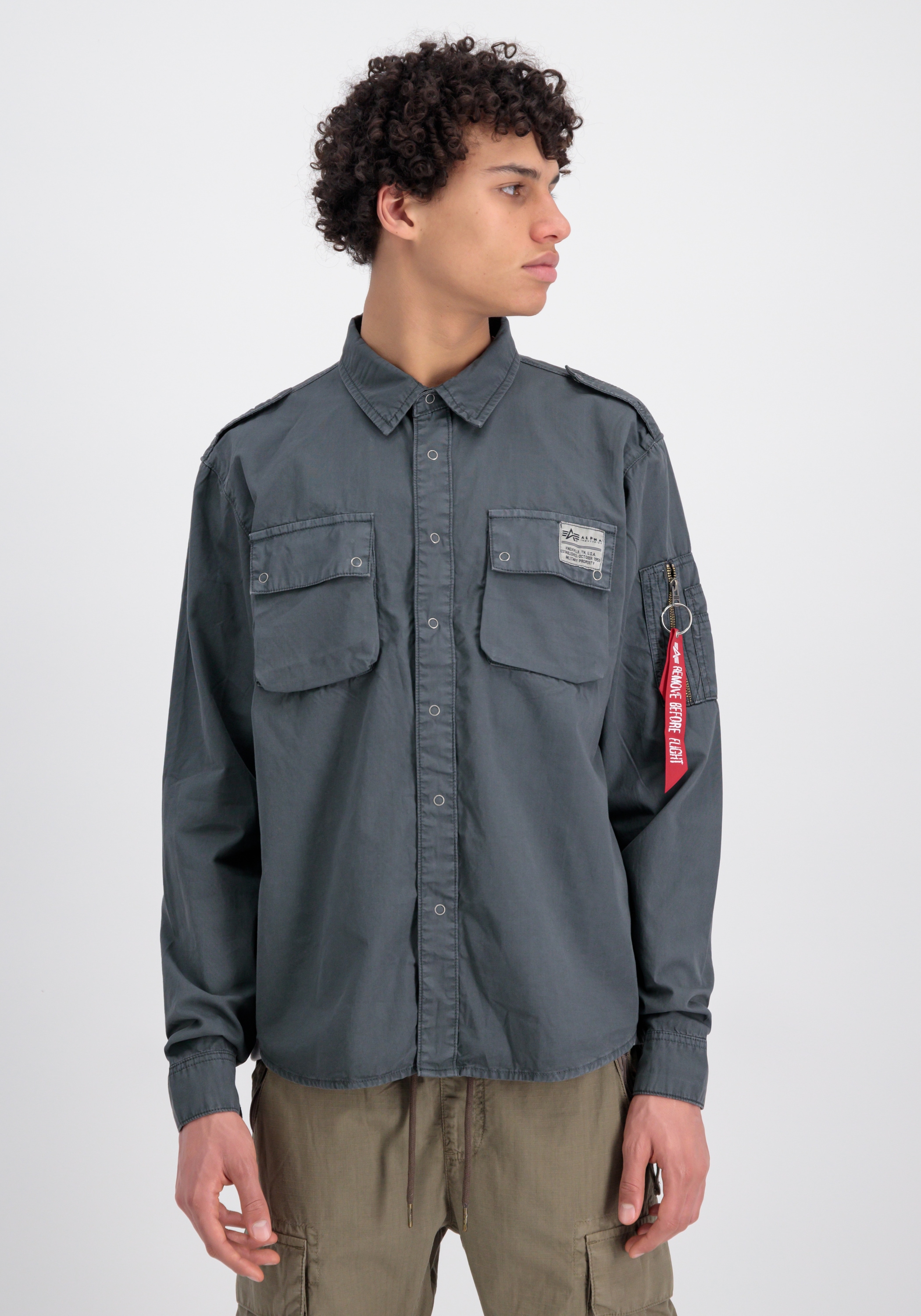 bestellen Urban Alpha Hemdjacke Industries | Industries ▷ »Alpha - Shirt« BAUR Overshirts Men Military