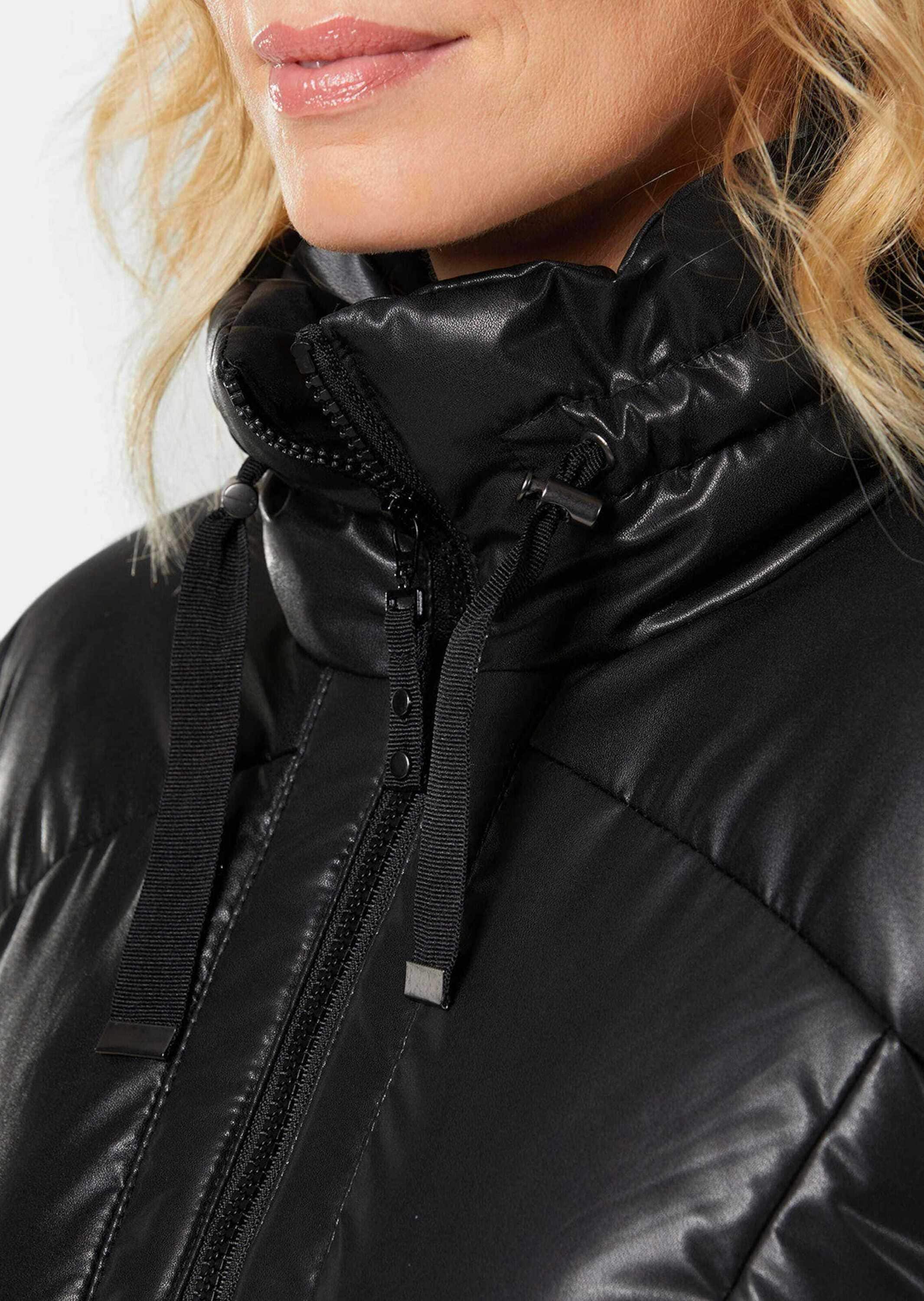 GOLDNER Kurzjacke »Steppjacke Steppjacke in Lederoptik«
