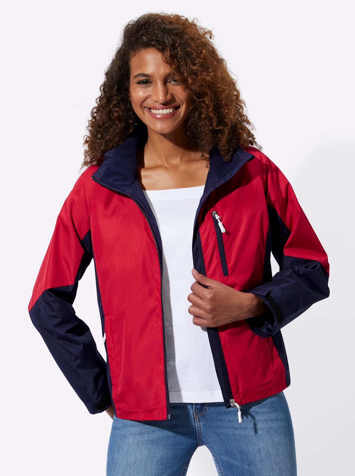 Casual Looks Funktionsjacke mitKapuze günstig online kaufen