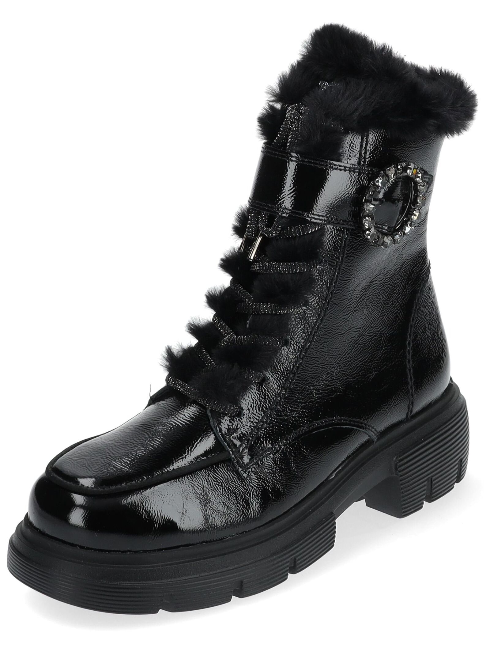 Paul Green Schnürstiefelette "Paul Green Stiefelette Leder" günstig online kaufen