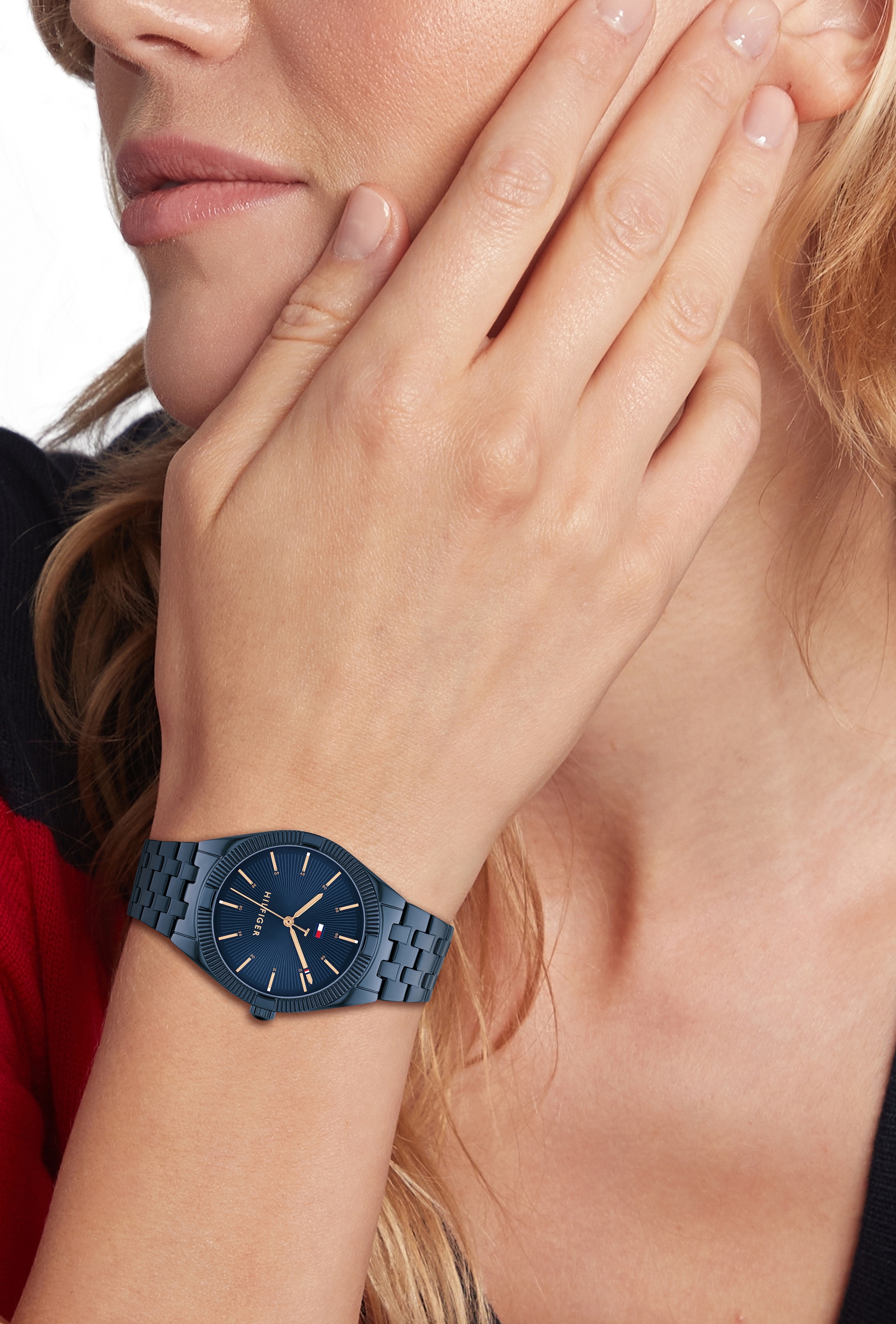 Tommy Hilfiger Quarzuhr »CLASSIC«, Armbanduhr, Damenuhr, analog, Edelstahlarmband