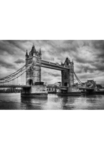 Papermoon Fototapetas »Retro Tower Bridge«