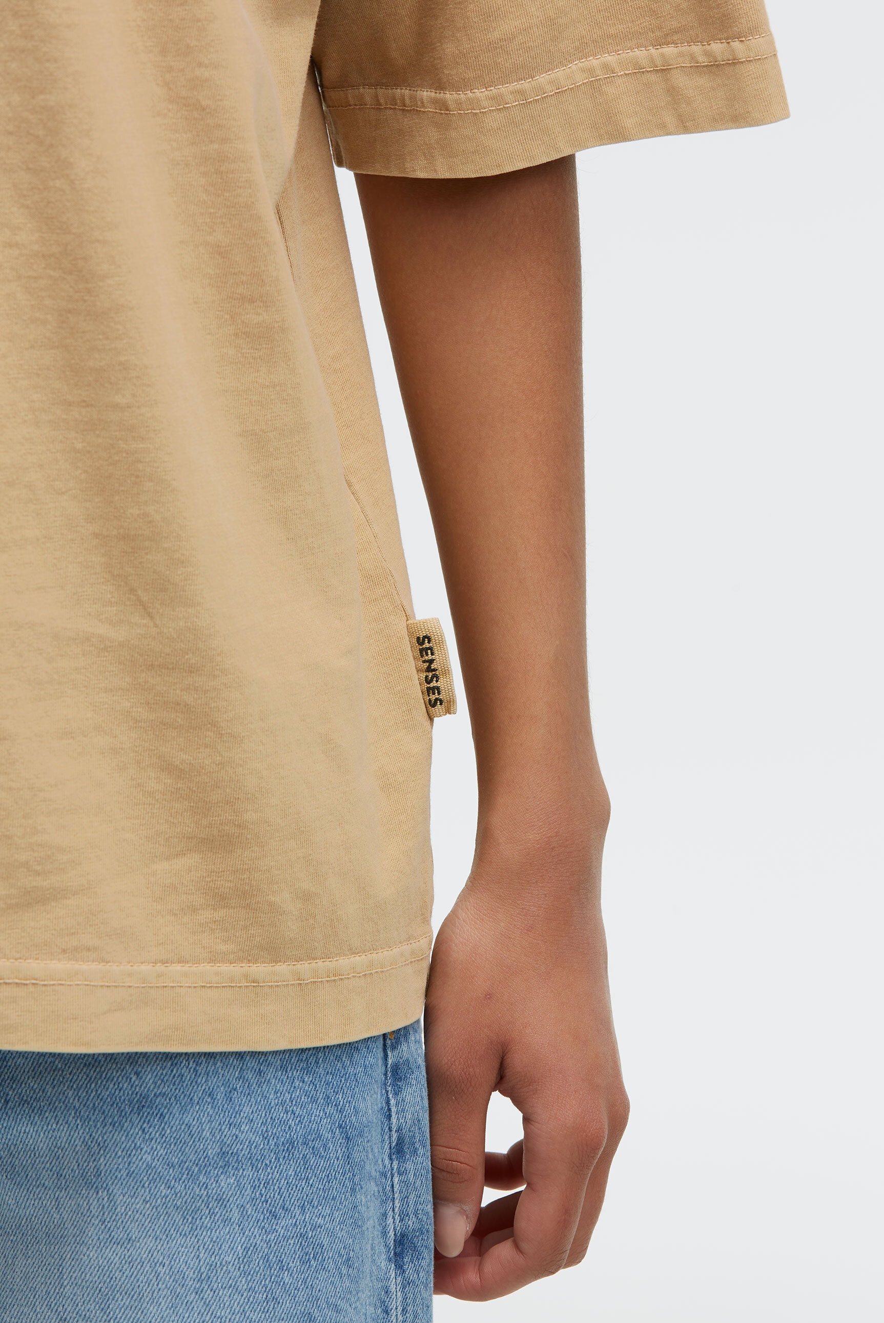 SENSES.THE LABEL Rundhalsshirt, aus Baumwolle