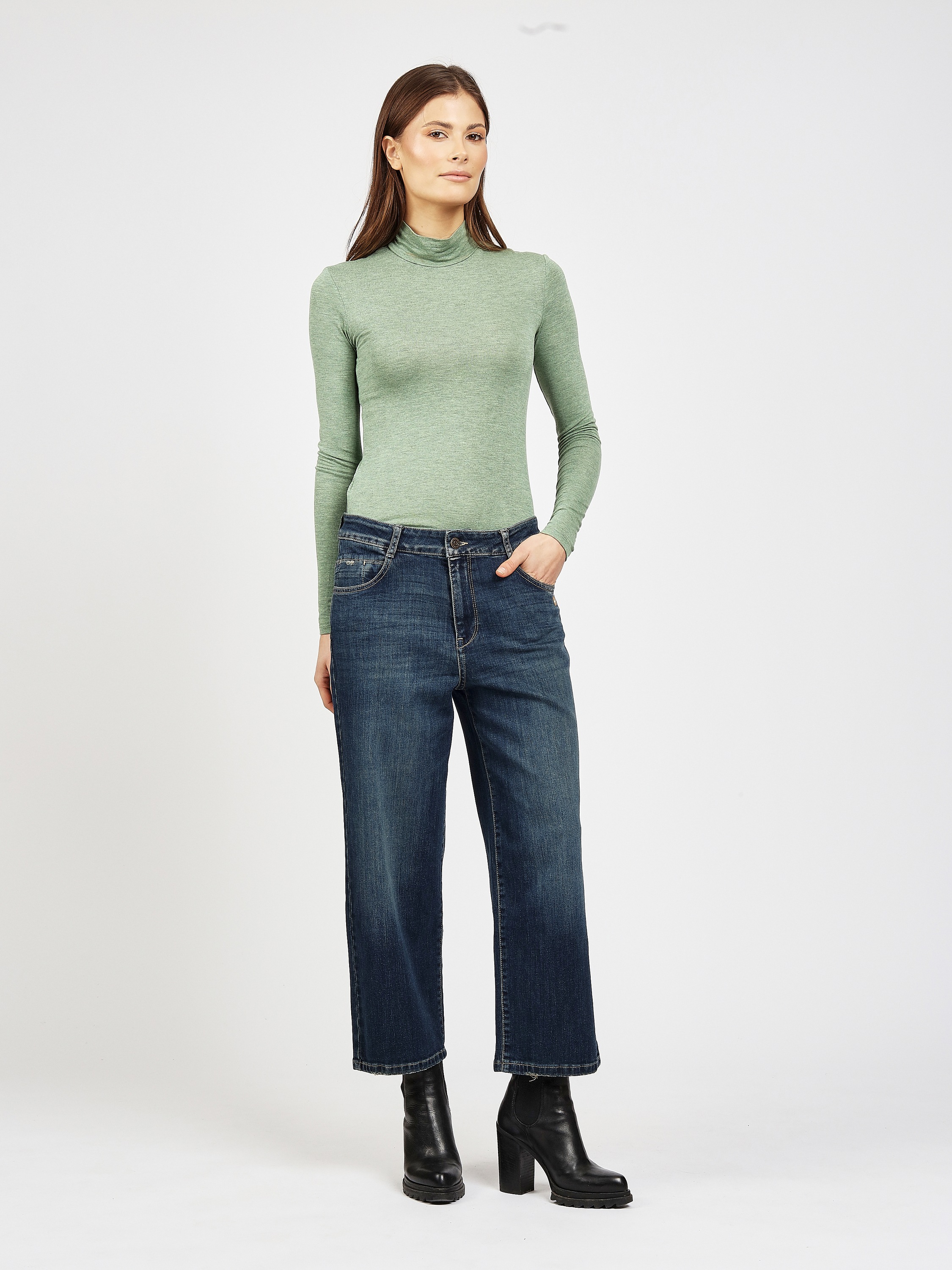 GANG Weite Jeans »GANG Jeans Wide Fit 94CAROL CULOTTE«