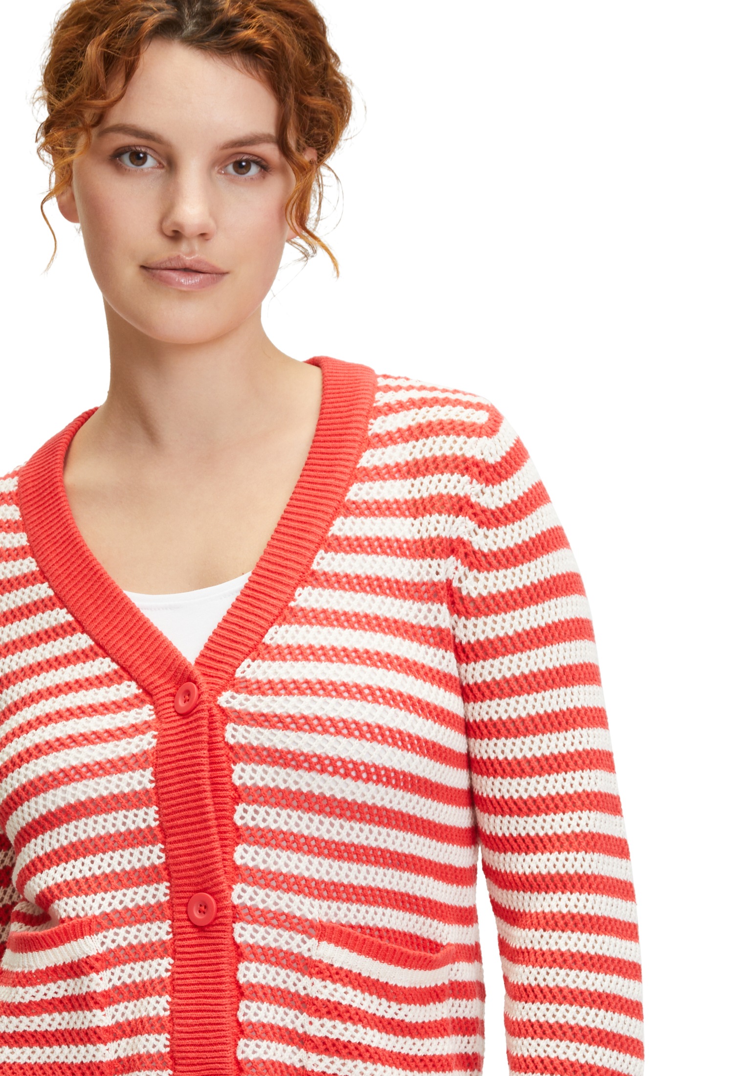 Cartoon Strickjacke »Cartoon Strick-Cardigan mit Knopfleiste«, Struktur