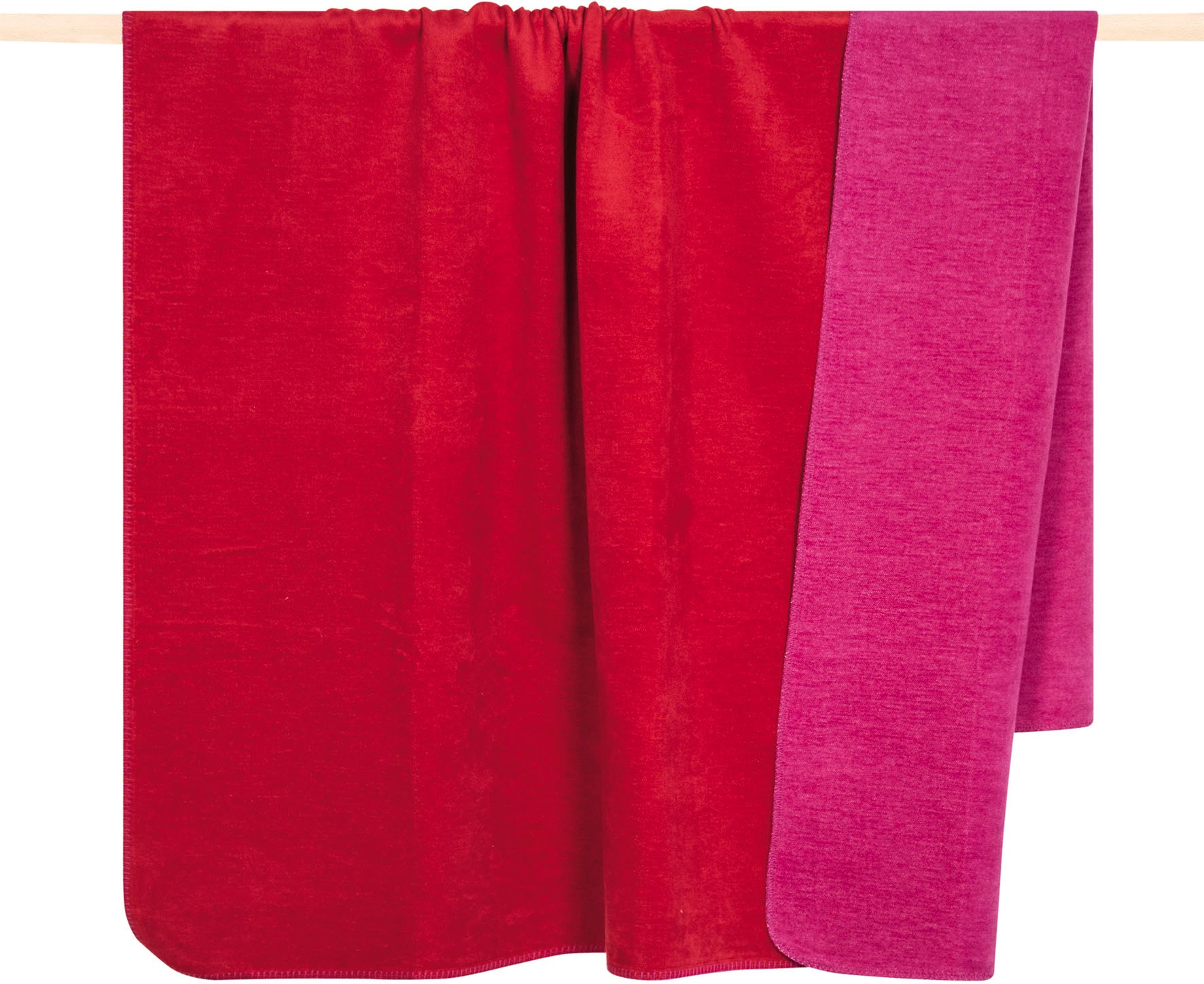 PAD Wohndecke "HOBART" Made in Europe, Uni Farben, Wendefunktion, 150x200 c günstig online kaufen