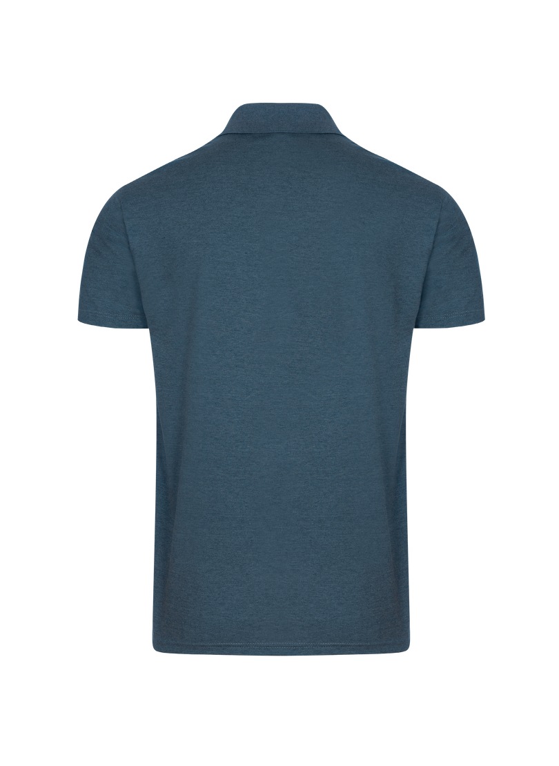 Trigema Poloshirt aus Single-Jersey Kragen mit Knopfleiste | BAUR