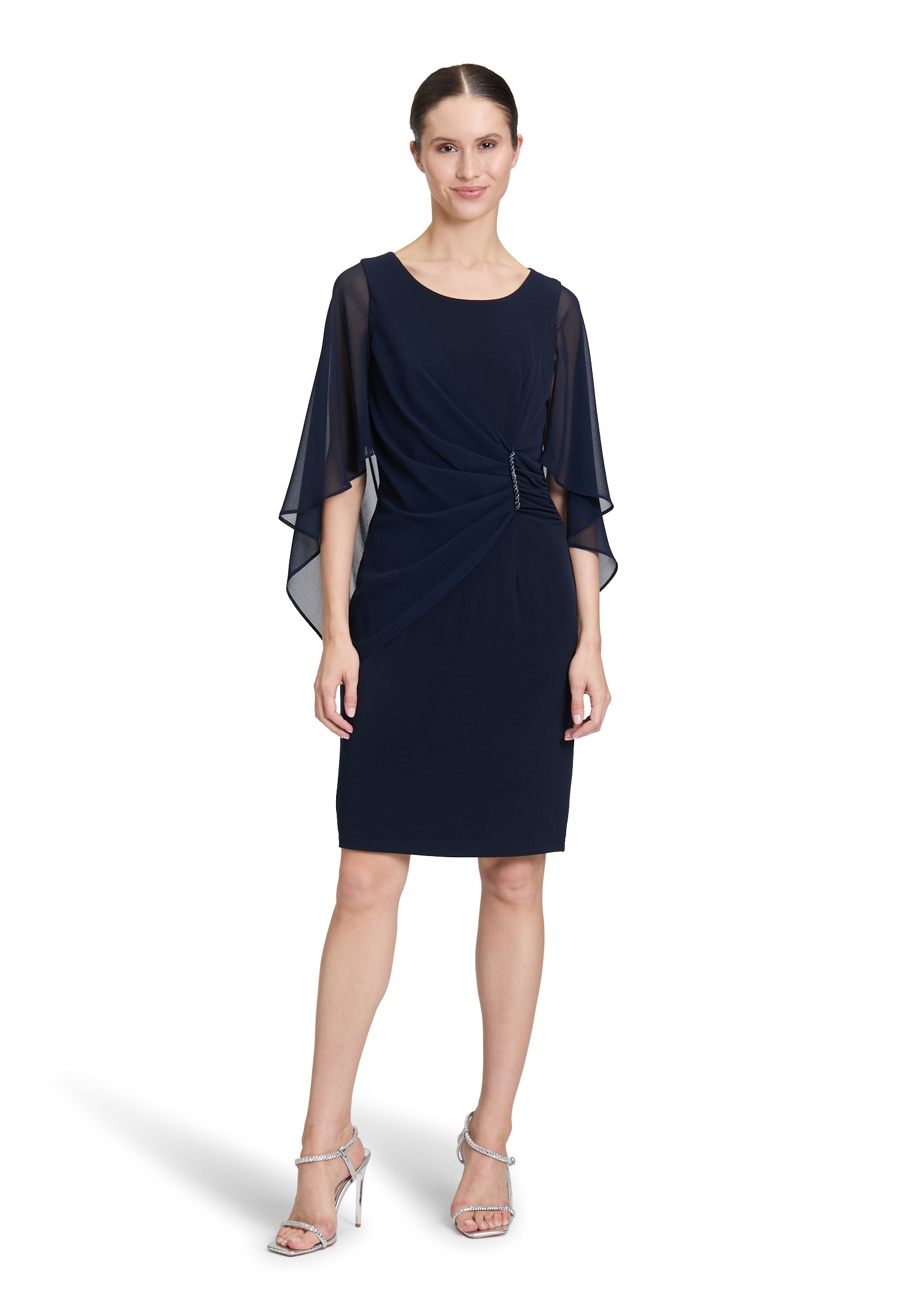 Vera Mont Cocktailkleid »Vera Mont Cocktailkleid mit Raffung«, Materialmix