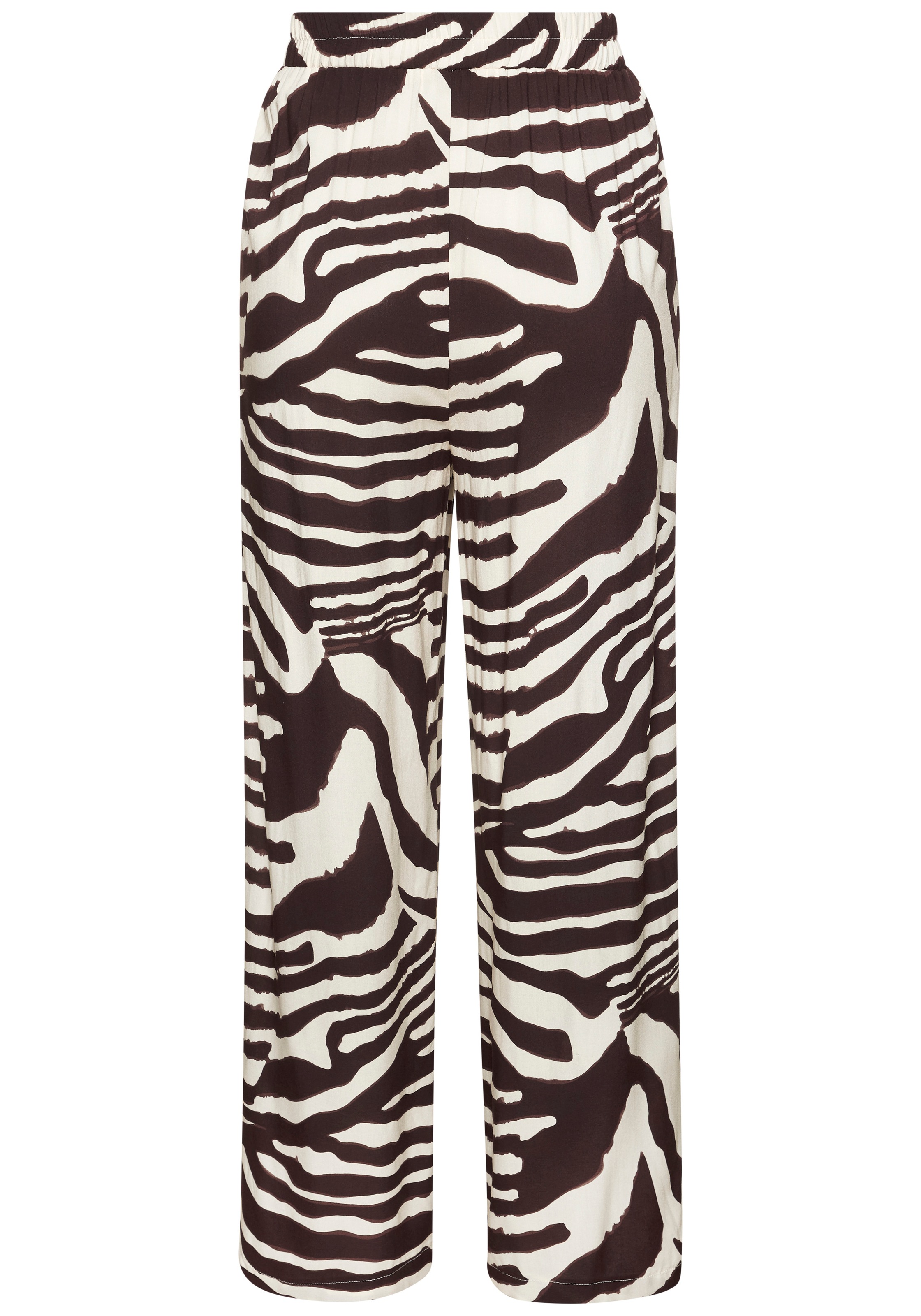 LASCANA Palazzohose  mit Animalprint, Schlupfhose, Wide-Leg, modisch