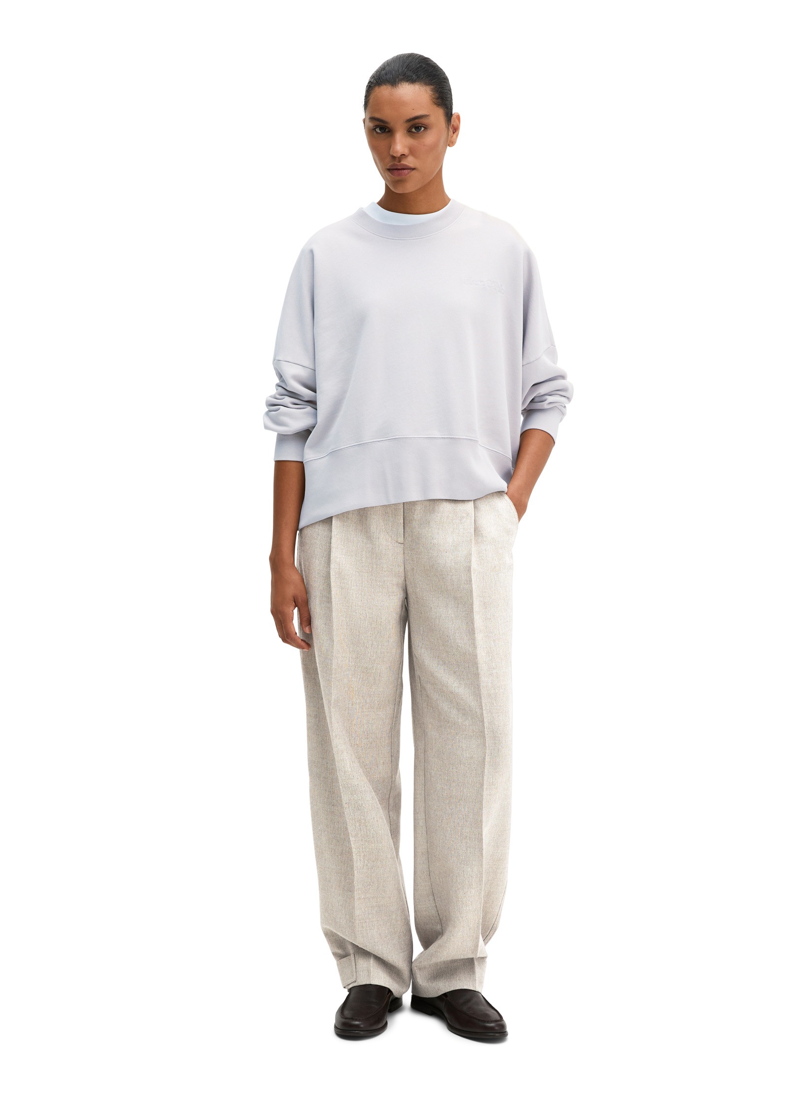 Marc O'Polo Sweatshirt »mit recycelter Baumwolle«

