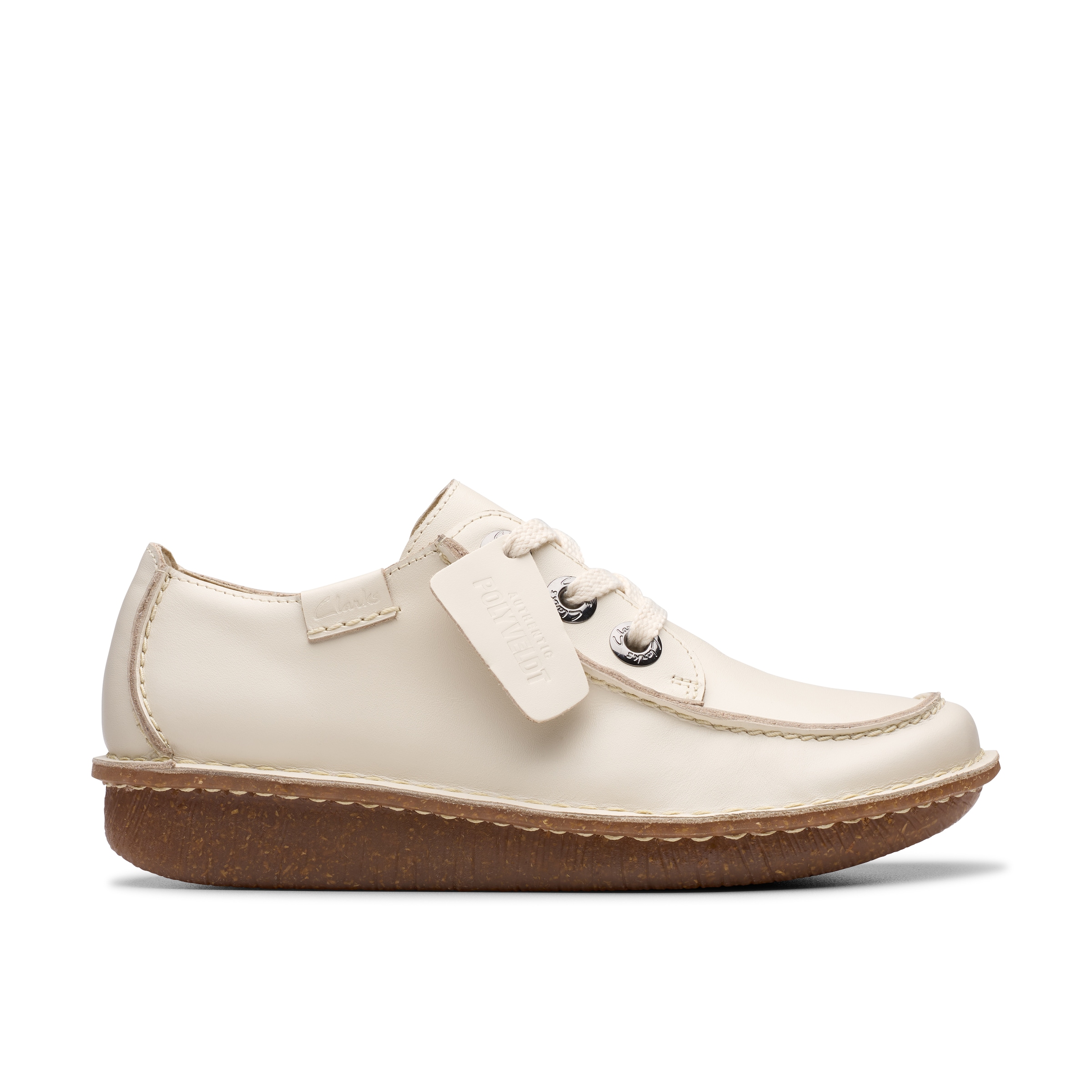 Clarks Schnürschuh »Funny Dream«, Freizeitschuh, Halbschuh, Komfortschuh mit Ziernaht