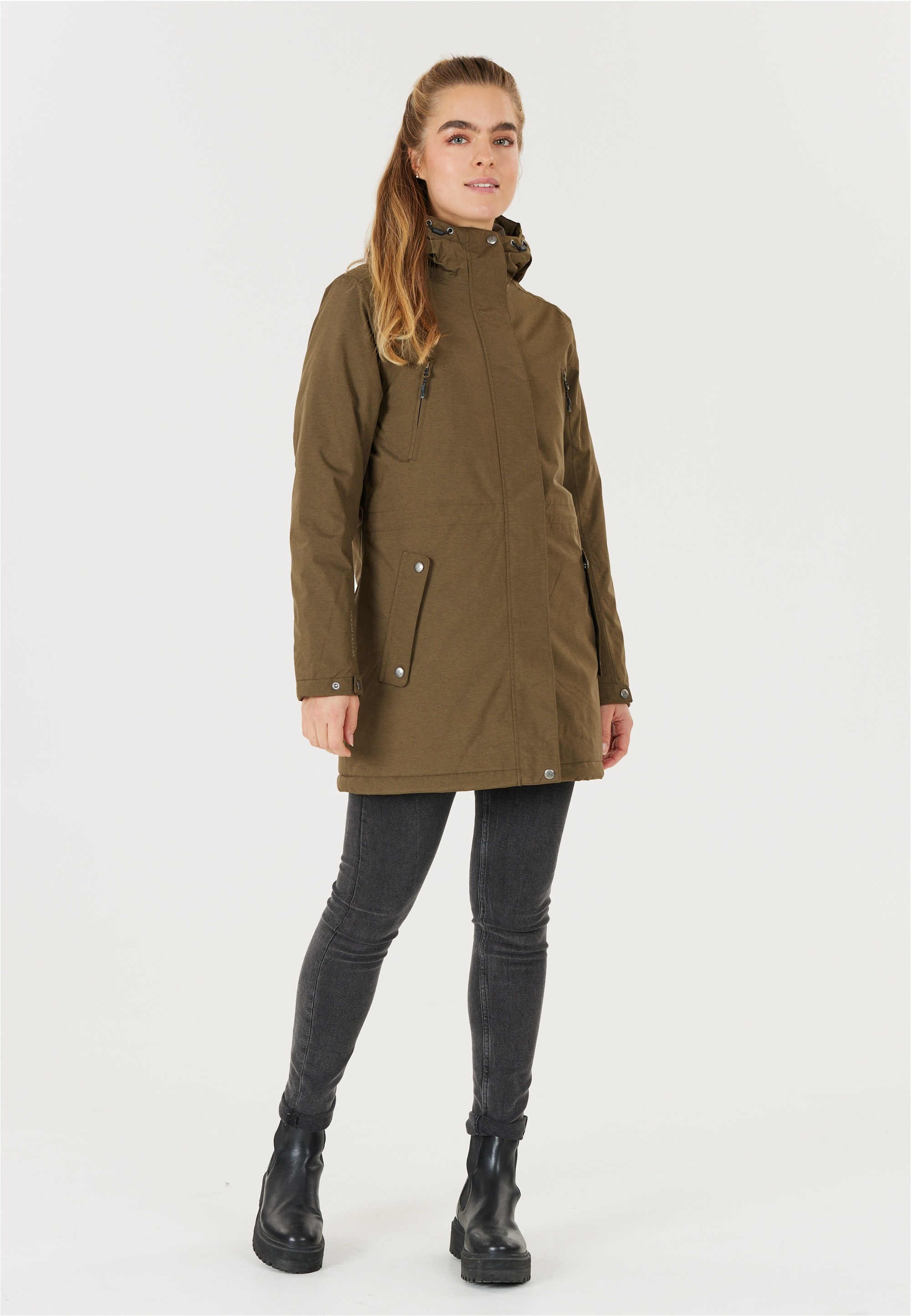 WHISTLER Parka »Basta W Long W-PRO 10000«, mit wasser- und winddichter Membran