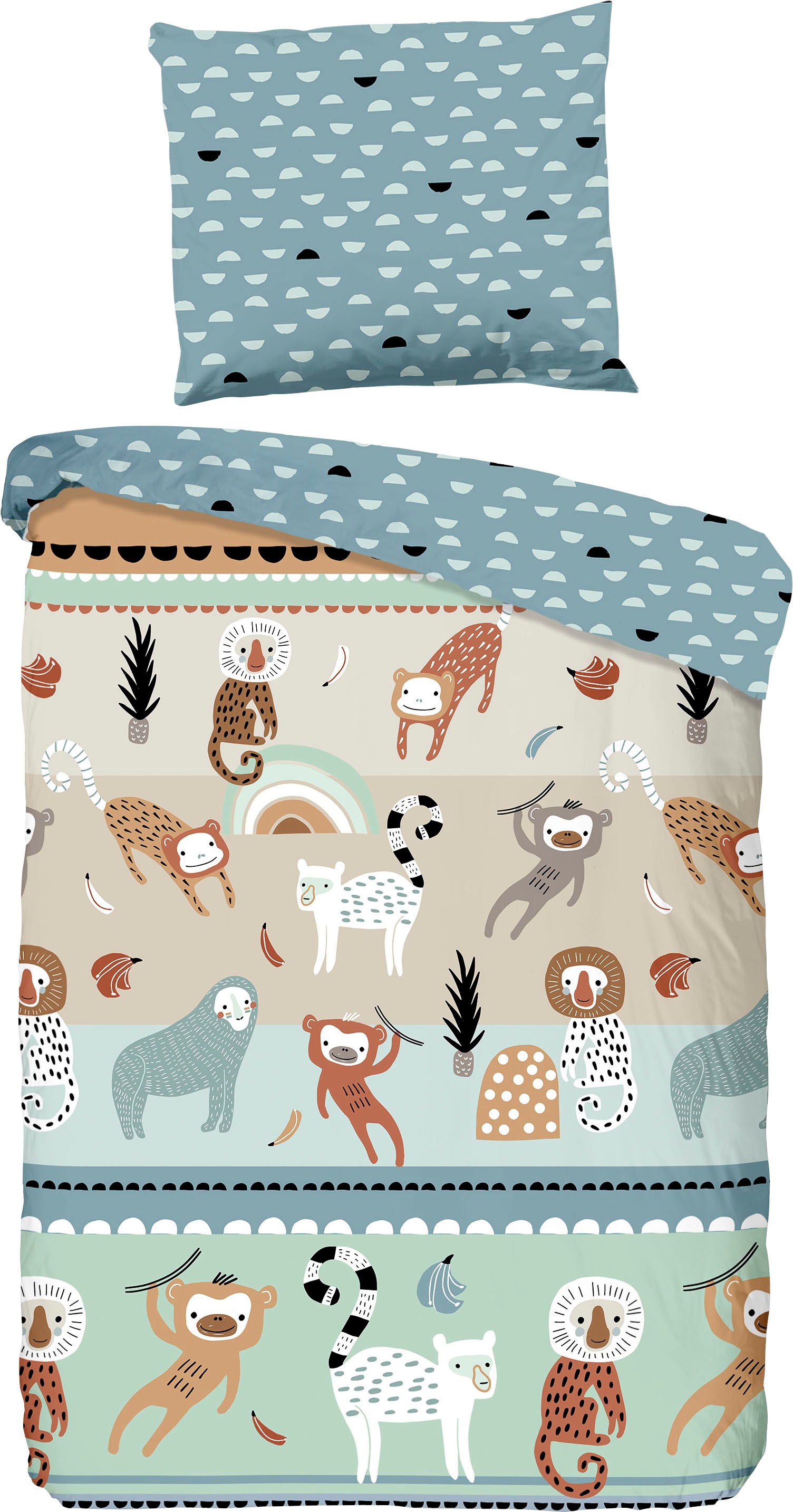 good morning Kinderbettwäsche »Play«, (2 tlg.), mit Tierprint kaufen