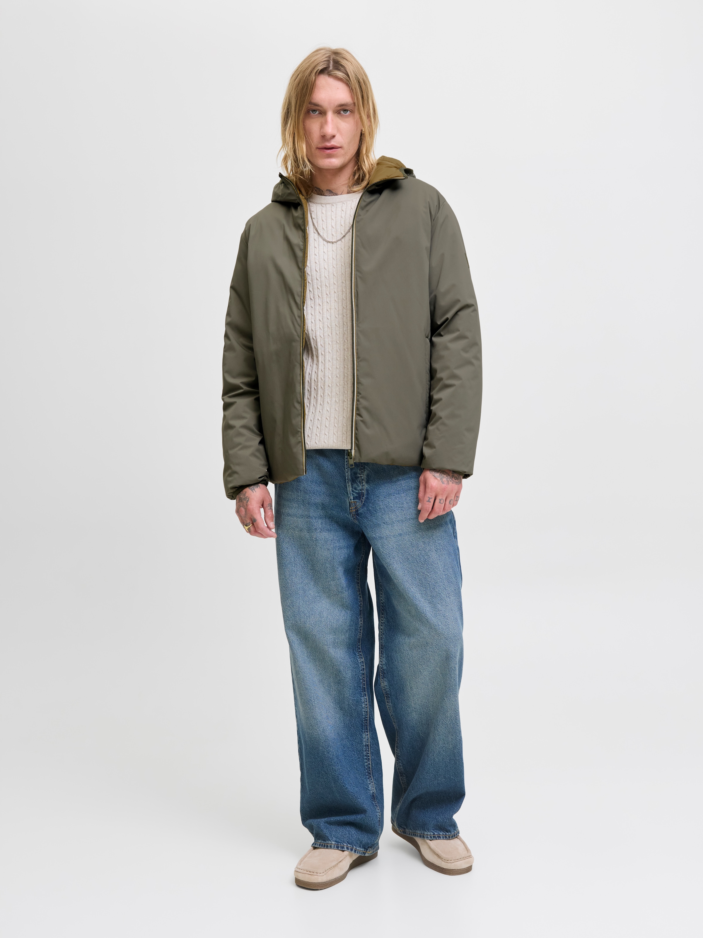 Jack & Jones Outdoorjacke »JJEBROOK REVERSIBLE JACKET SN« mit Kapuze