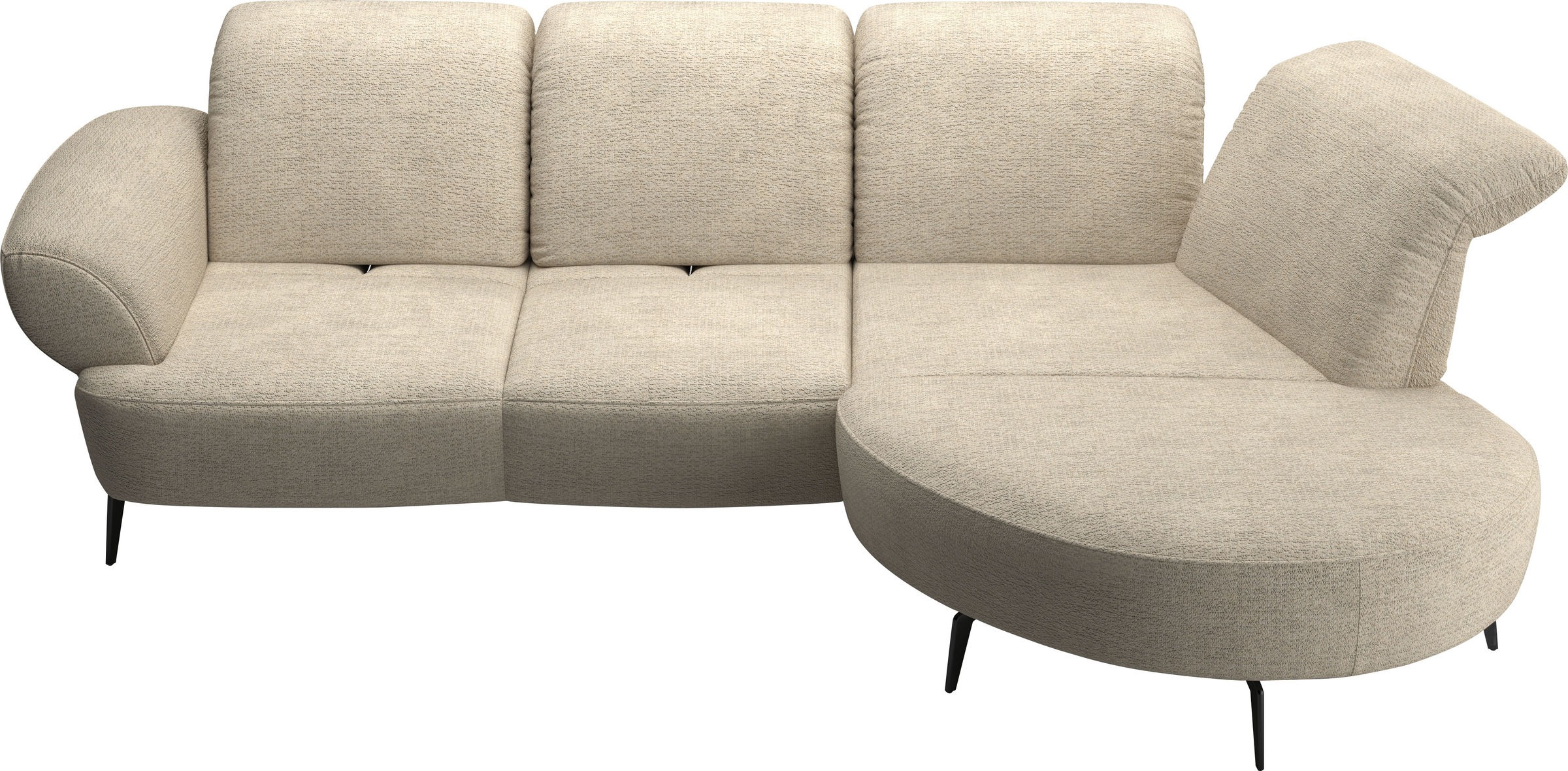 sit&more Ecksofa "Dance, L-Form, inkl. Sitztiefenverstellung", inkl. Click& günstig online kaufen