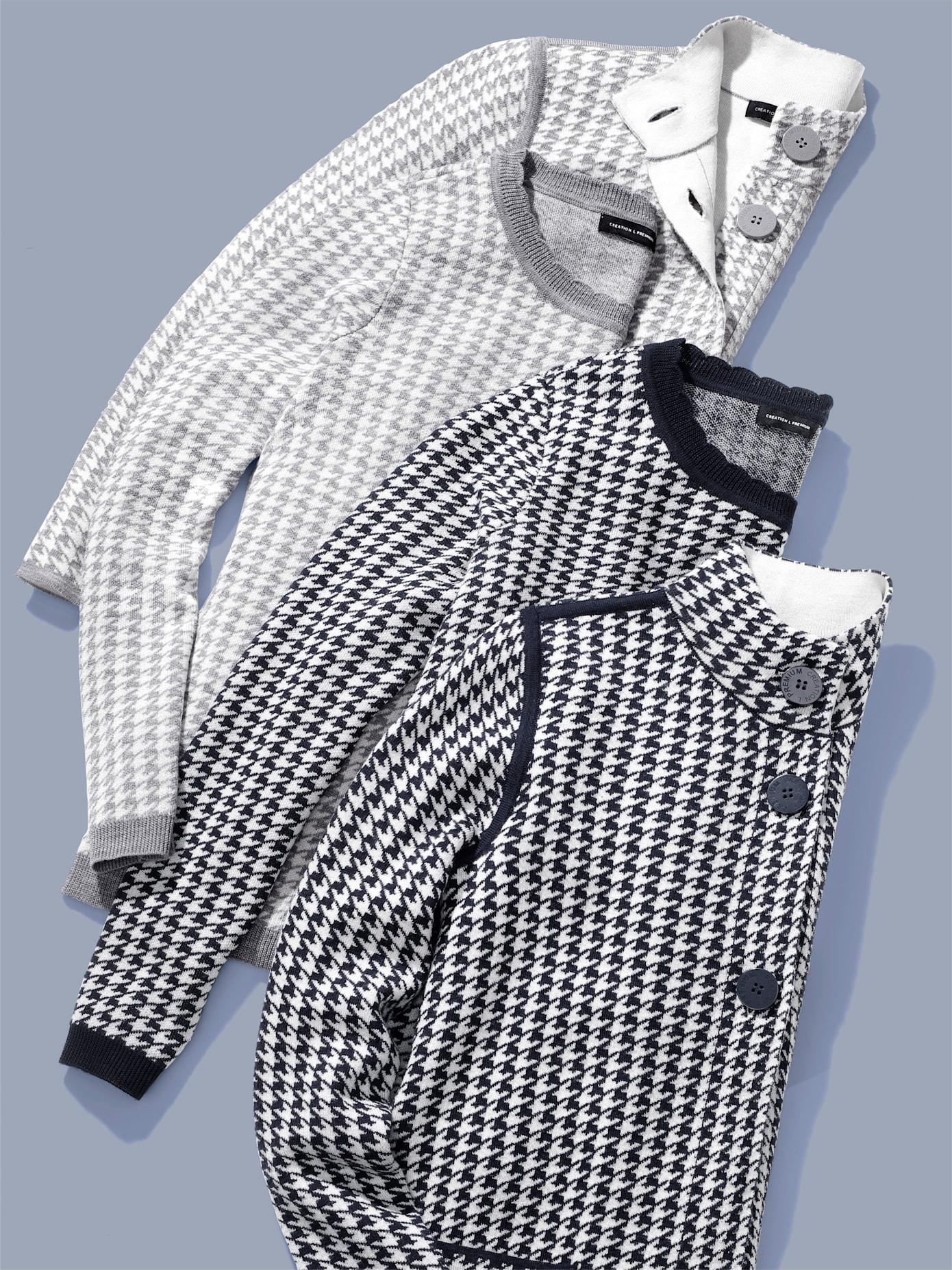 CREATION L PREMIUM Jacquardstrickjacke
